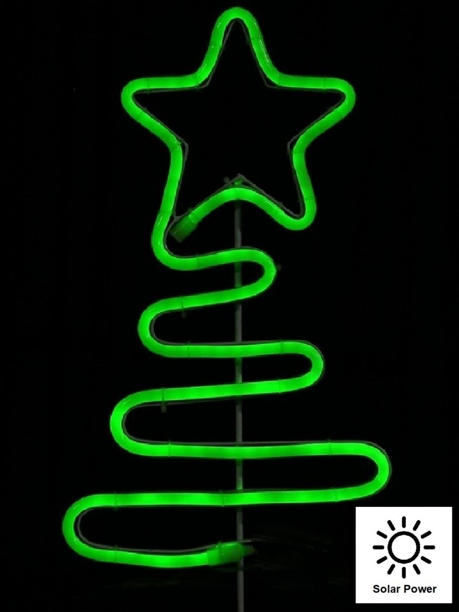 neon flex christmas tree