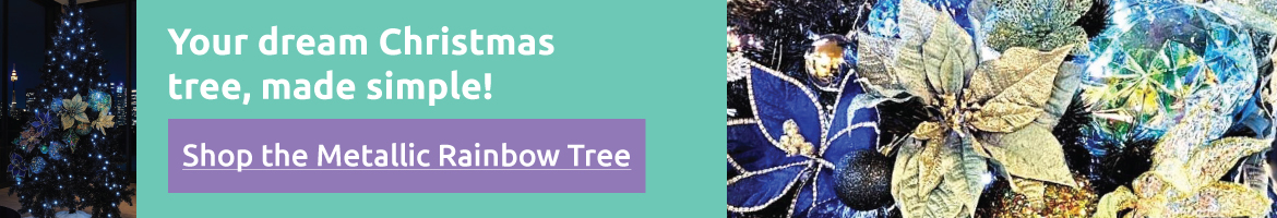 Shop Our Metallic Rainbow Decorated Tree