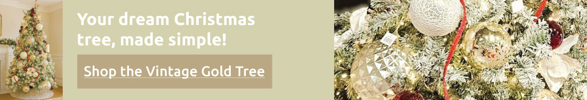 Shop Our Vintage Gold Decorated Tree