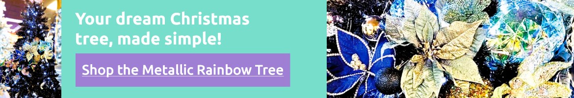 Shop Our Metallic Rainbow Decorated Tree