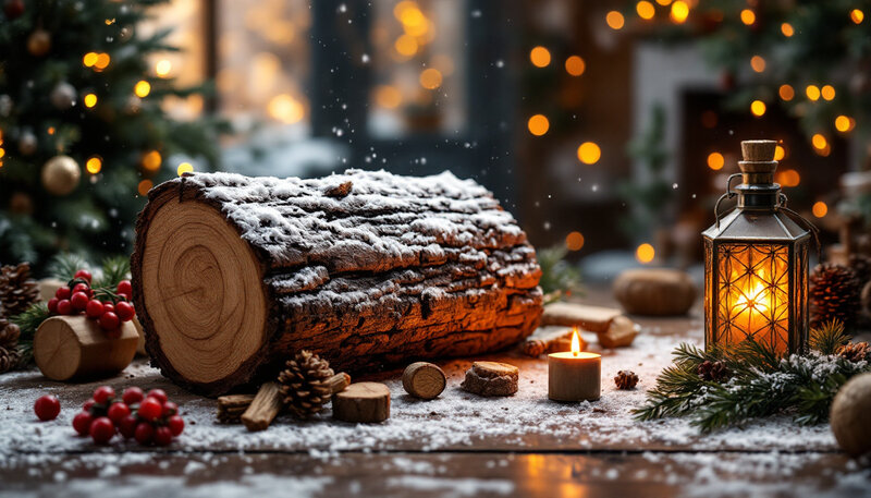 The Traditional Christmas Yule Log