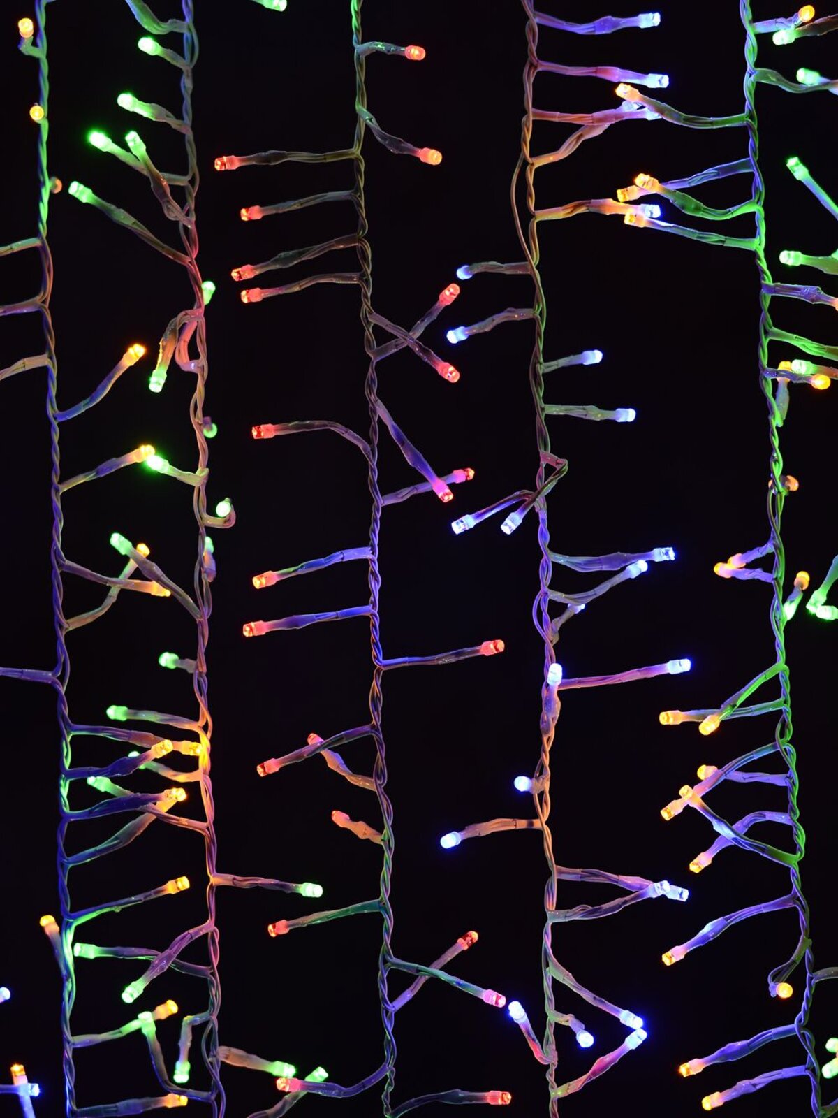 1125 Dual Colour LED Firecracker Cluster Curtain Lights 12 Function | 2.5m — image 7
