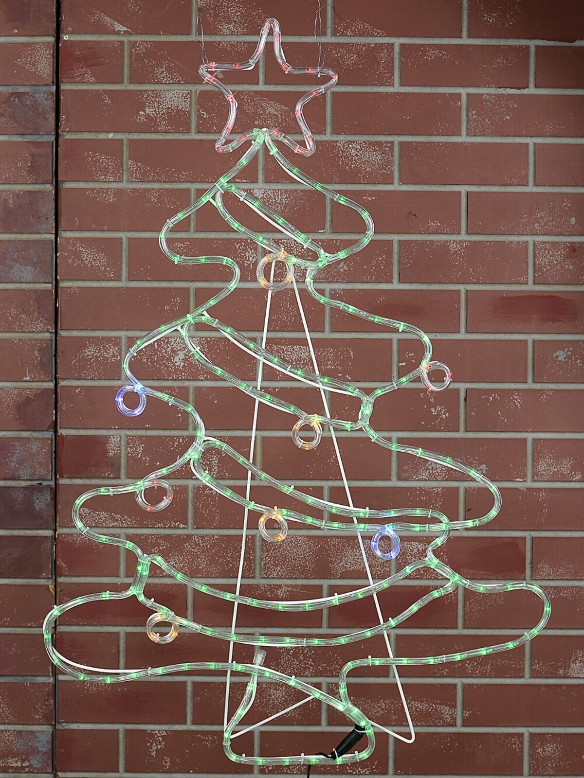 1.1m Green Christmas Tree With Multi Colour Decorations LED Light Display — image 4
