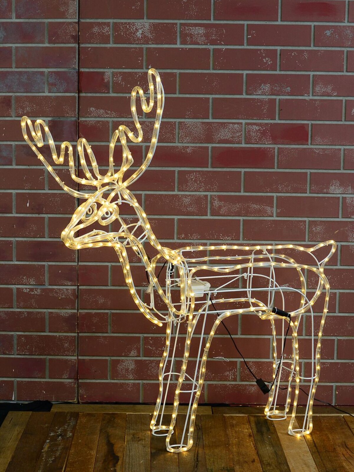 1.1m Outdoor 3D Moving Head Standing Reindeer LED Rope Light Display — image 5