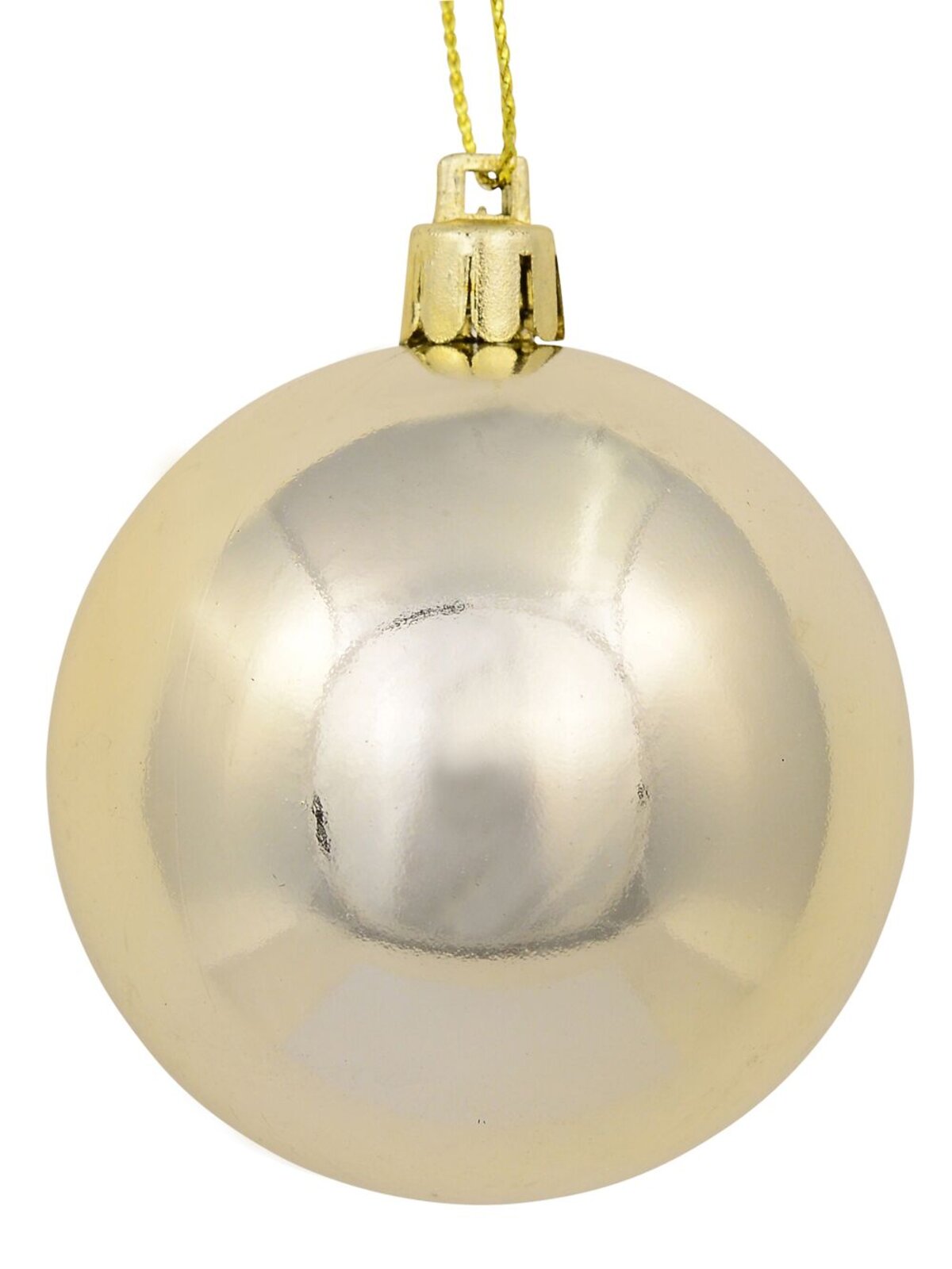 12x Timeless Gold Champagne & Pink Essential Metallic & Matte Bauble | 60mm — image 5