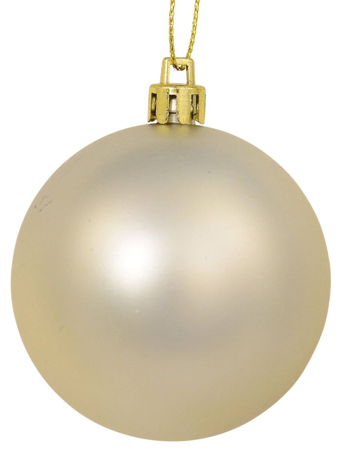 12x Timeless Gold Champagne & Pink Essential Metallic & Matte Bauble | 60mm — image 3