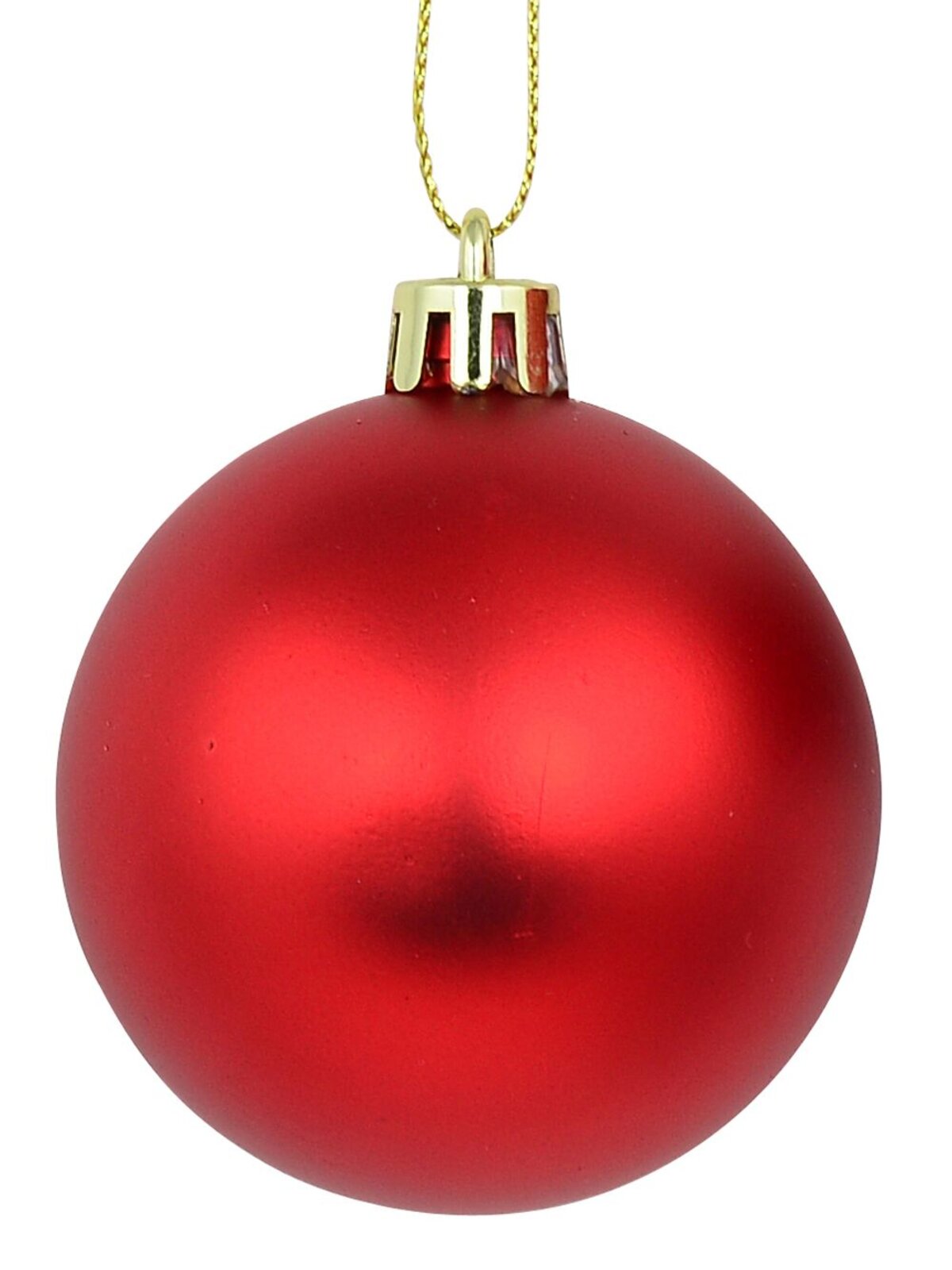 12x Timeless Red Essential Mixed Finish Baubles | 60mm — image 4