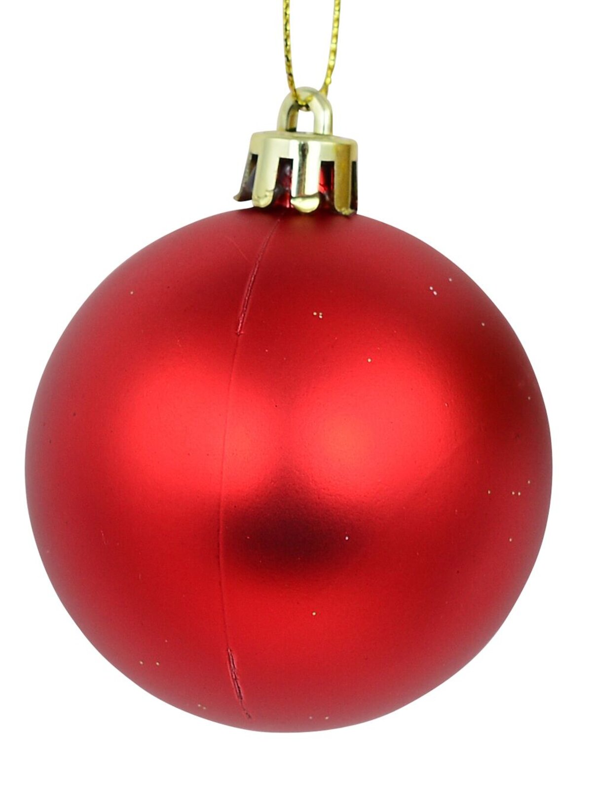12x Timeless Red & Gold Essential Mixed Finish Baubles | 60mm — image 5
