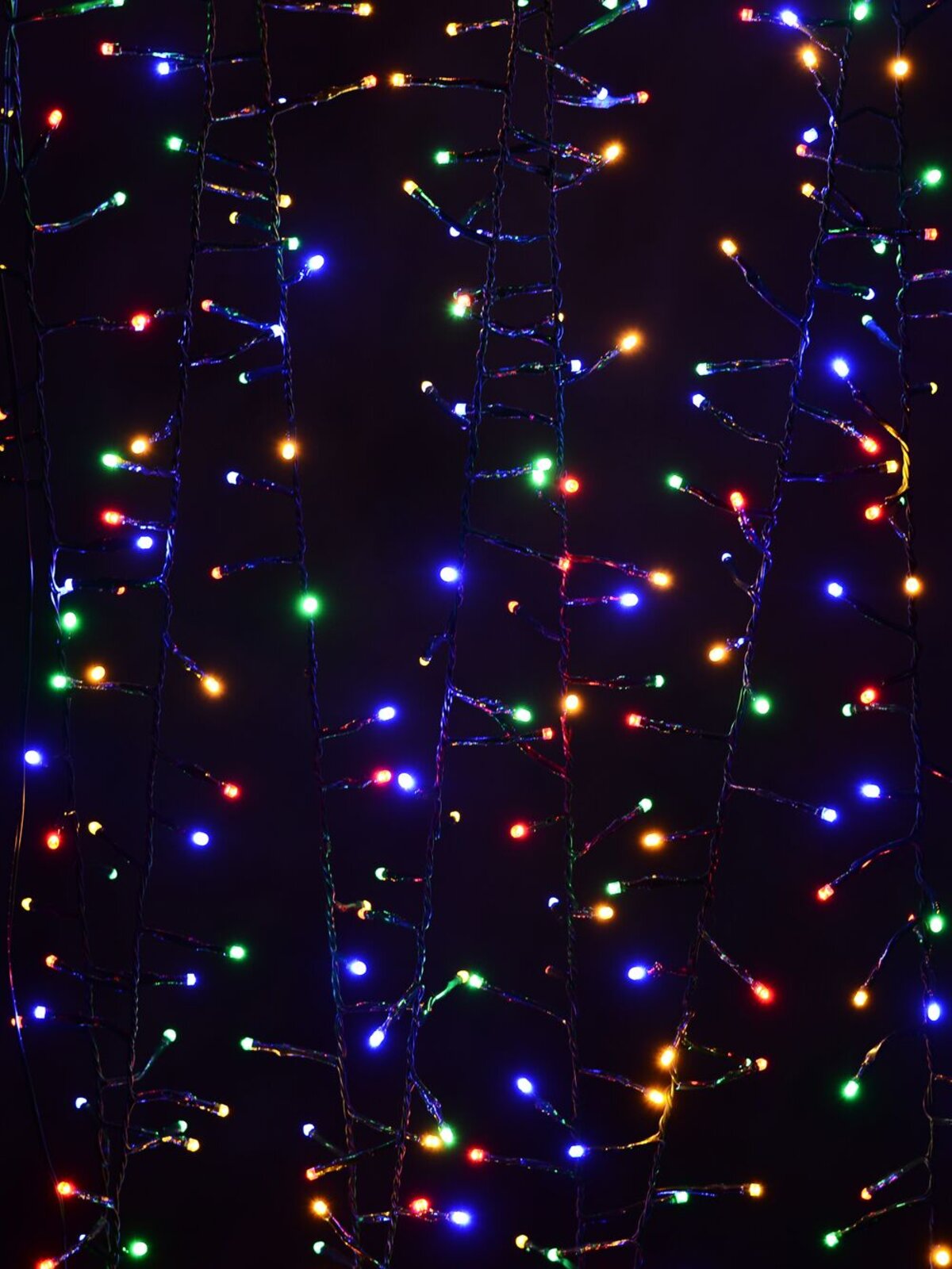 150 Multi Colour LED 3m Firecracker Cluster Fairy String Light