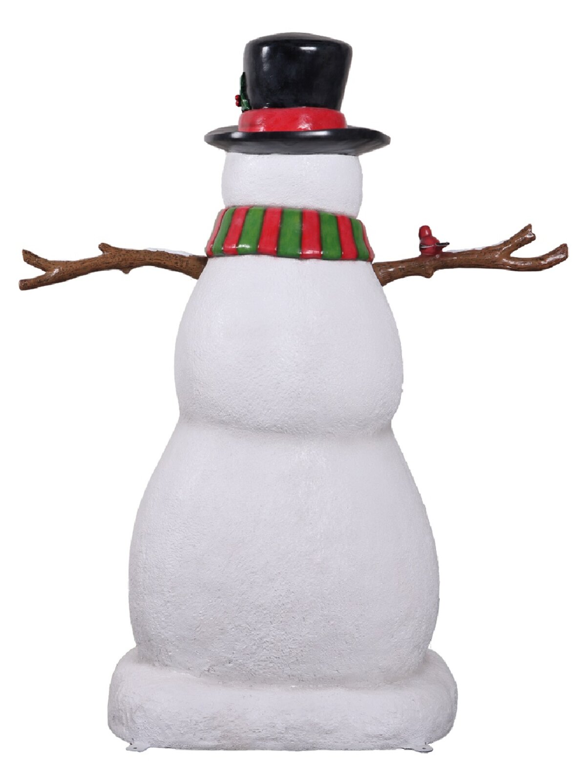 1.5m Snowman With Gifts & Bird Friend Life Size Resin Christmas Ornament — image 5