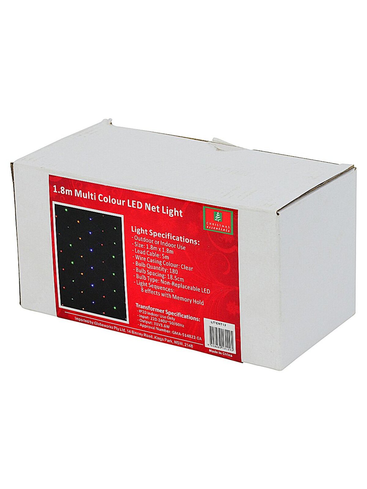 180 Multi Colour LED Net Lights 8 Function With Memory Hold | 1.8m x 1.8m — image 6