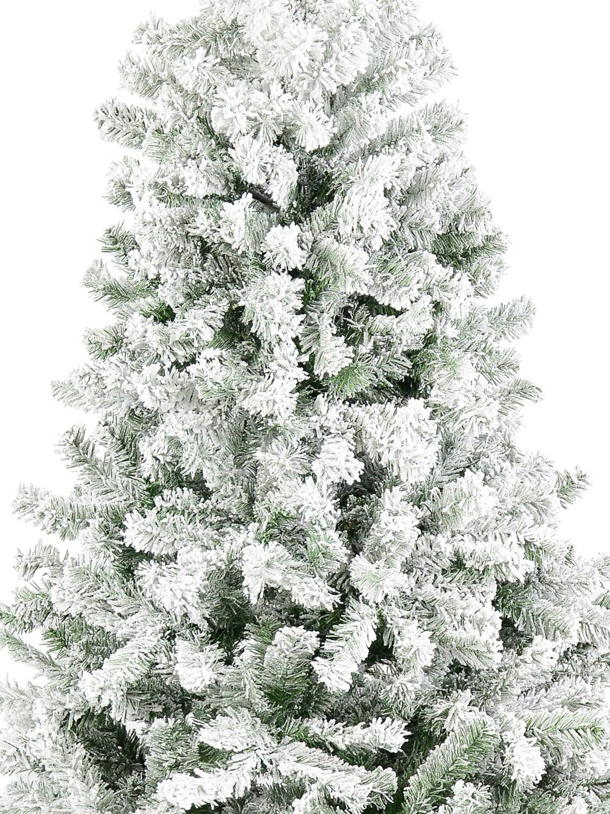 1.8m Dawn White Heavily Flocked Christmas Tree | 598 Tips & Hinged Branches — image 2
