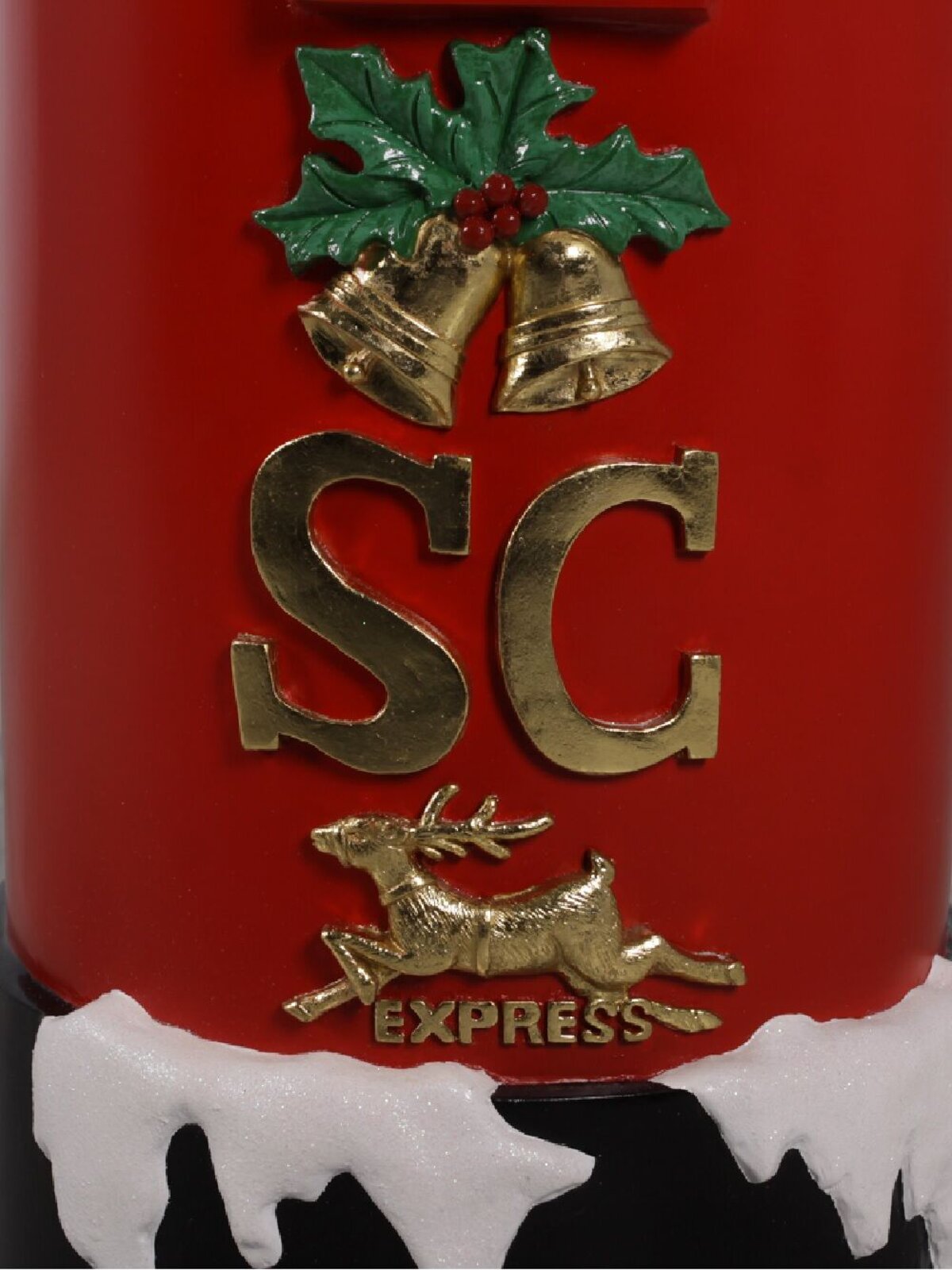 1m Letter To Santa Mailbox Life Size Resin Christmas Ornament — image 7