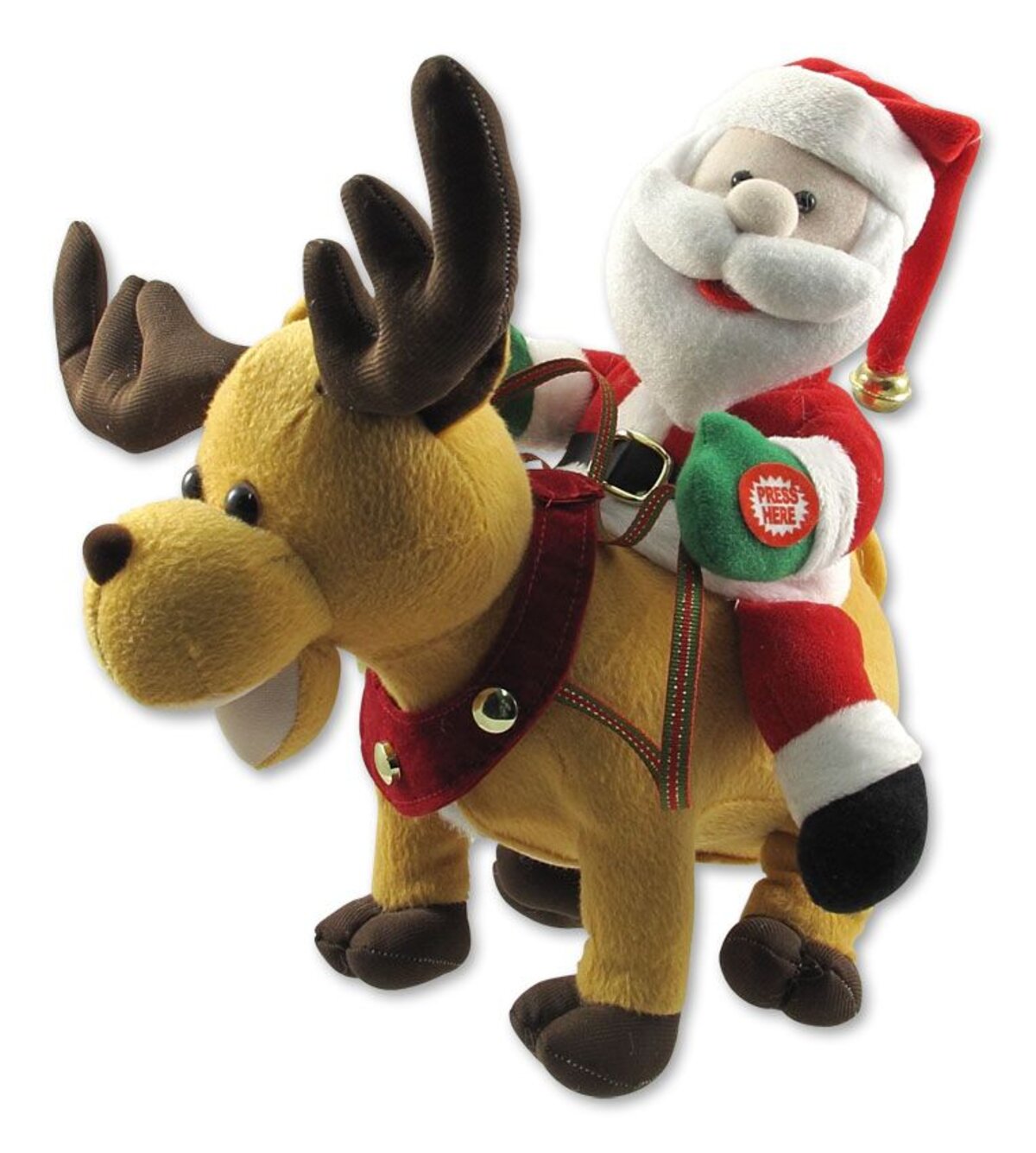 Santa Riding Reindeer Animation - 27cm — image 2