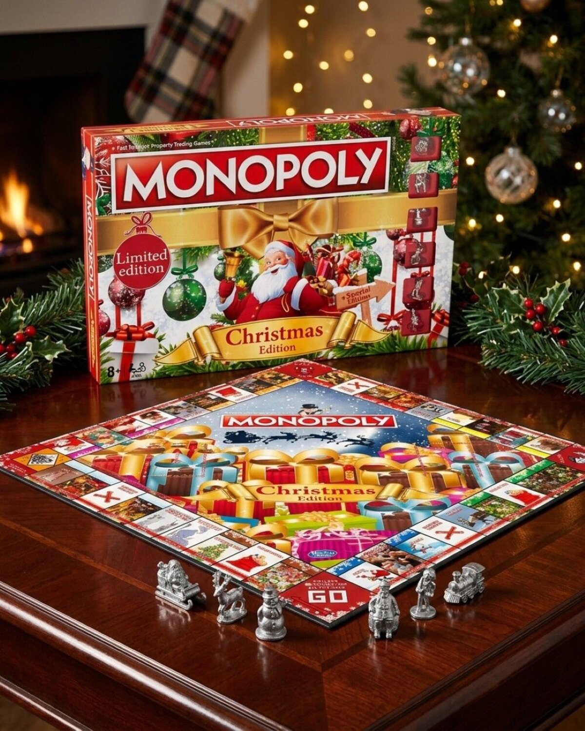 Monopoly: Christmas Edition Board Game | Festive Property Trading Set — image 2