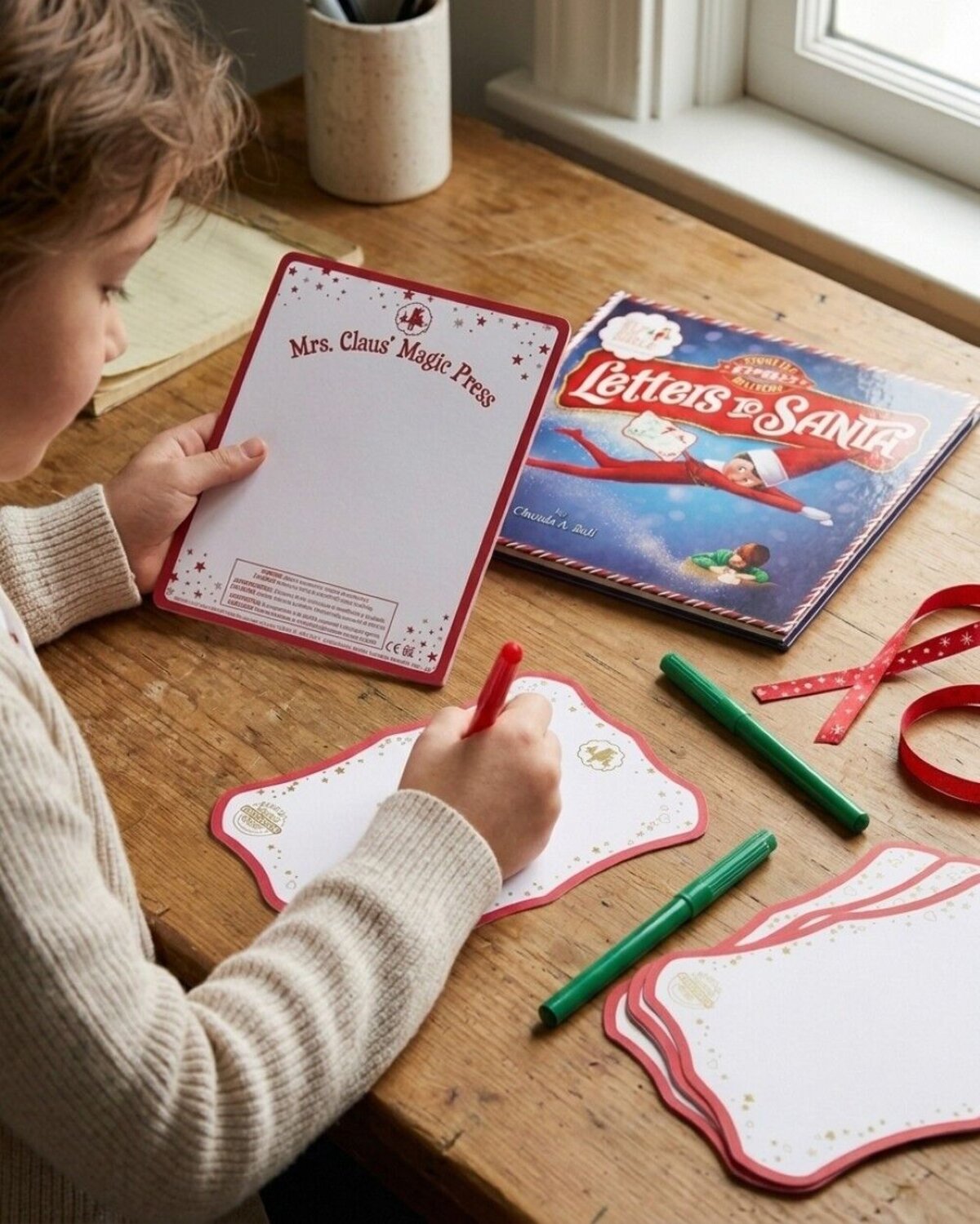 Official Elf On The Shelf: Letters To Santa Kit | 12 Piece Shrinkable Ornament Set — image 2