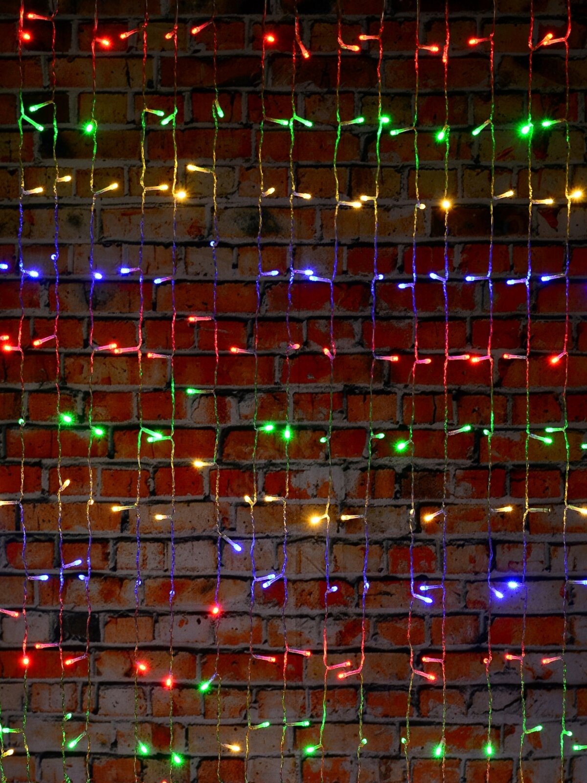 280 Multi Colour LED Curtain Light 8 Function With Timer | 2m x 2m