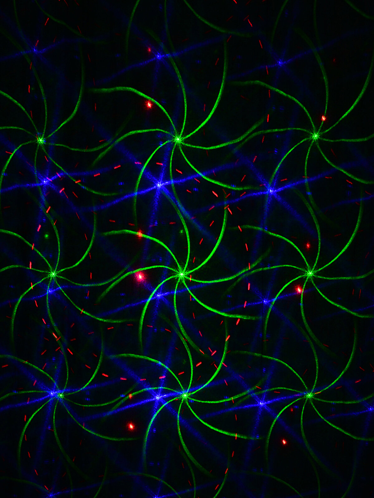 Red Green & Blue Multi Pattern LED Christmas Garden Laser Light | 17m x 15m — image 3