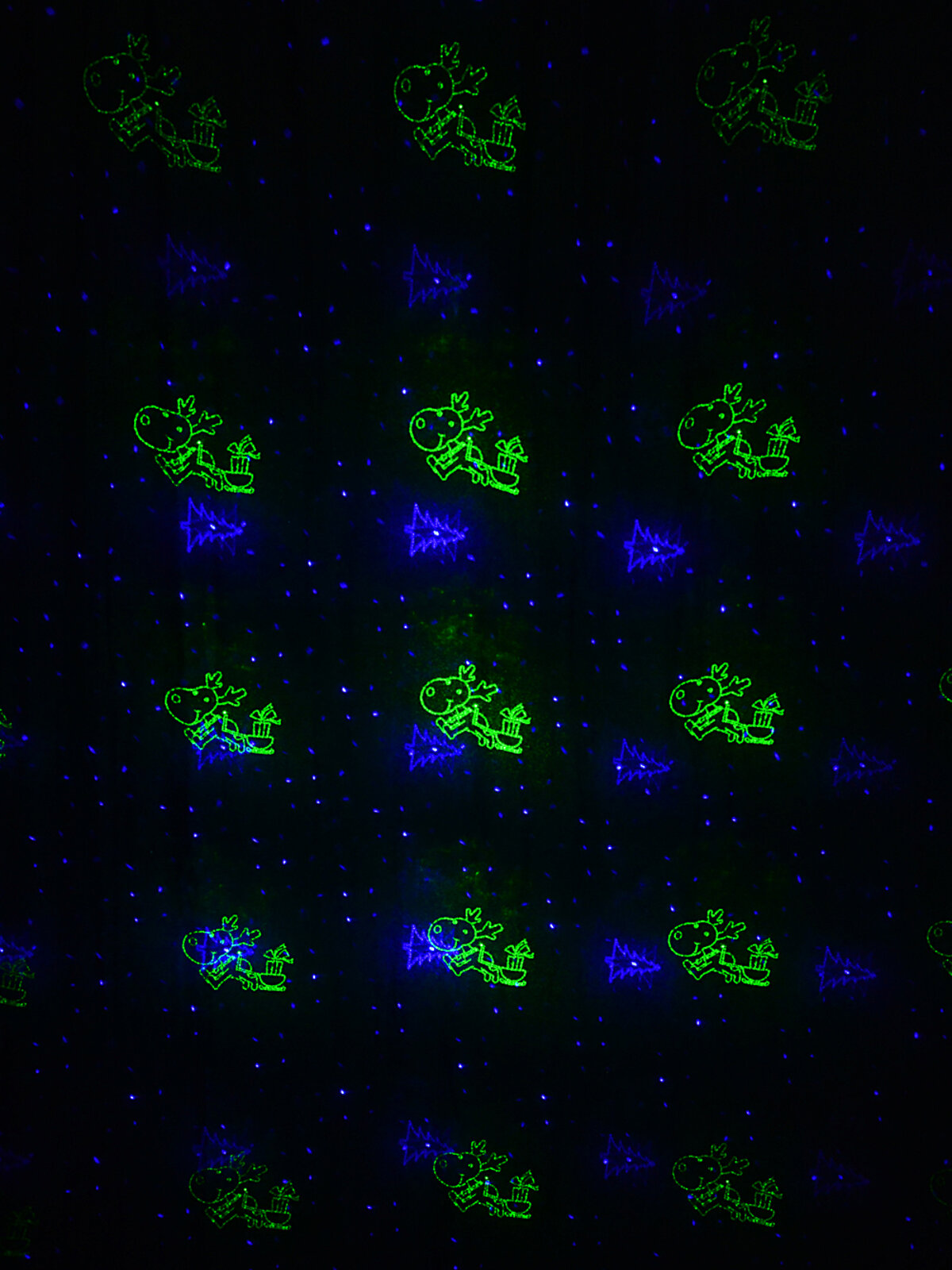Red Green & Blue Multi Pattern LED Christmas Garden Laser Light | 17m x 15m — image 8