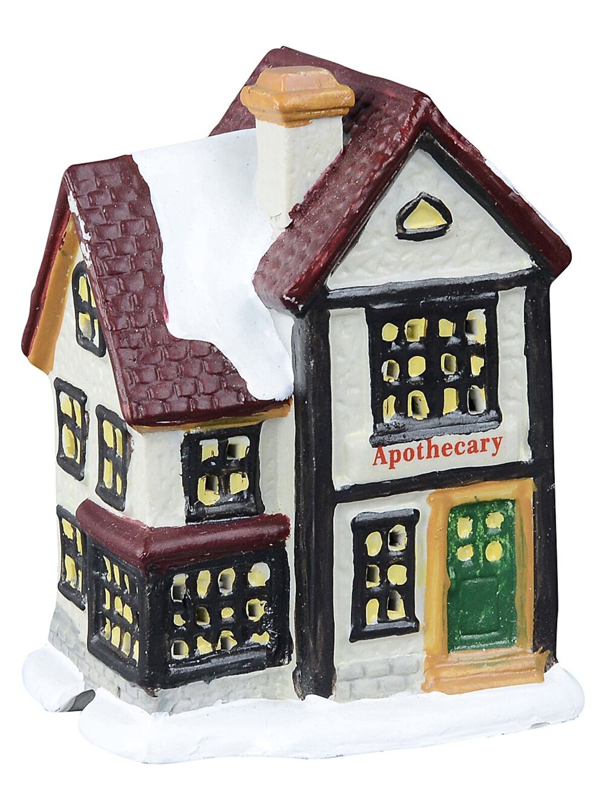 24 Piece Christmas LED Village Set With Bakery, Shop, Homes & Townsfolk — image 5