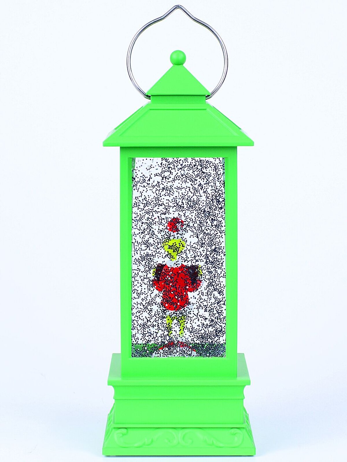 28cm Green Merry Grinchmas Snow Globe Lantern — image 4