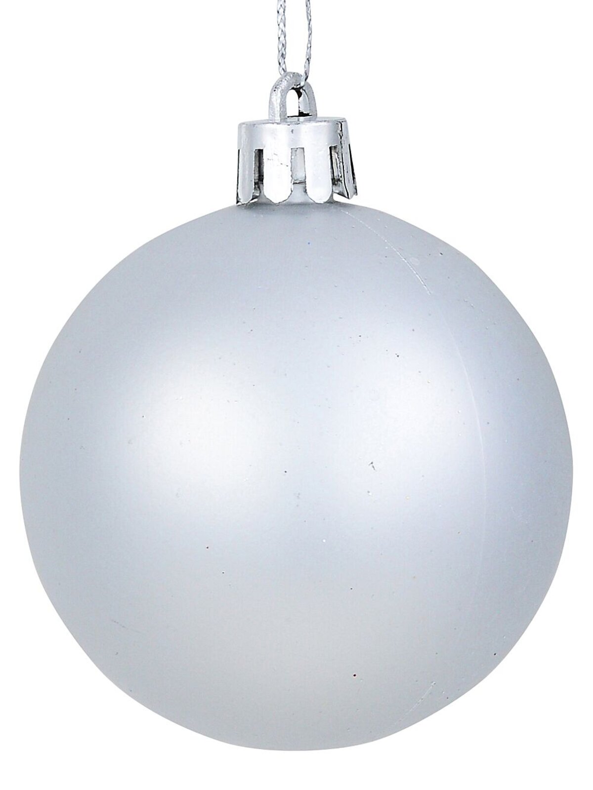 32x Lustrous Silver Essential & Grand Mixed Finish Baubles | 60mm & 15cm — image 10