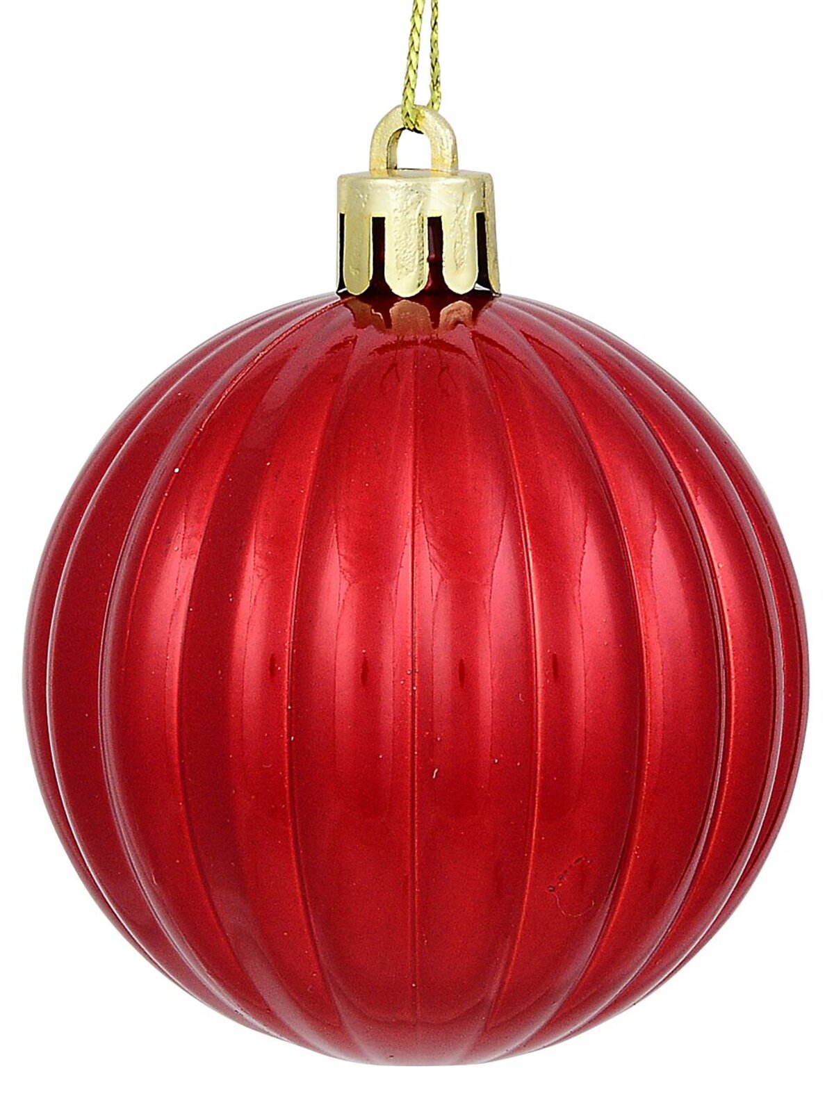 35x Lustrous Red and Green Mixed Essential Ball Bauble | 60mm — image 3