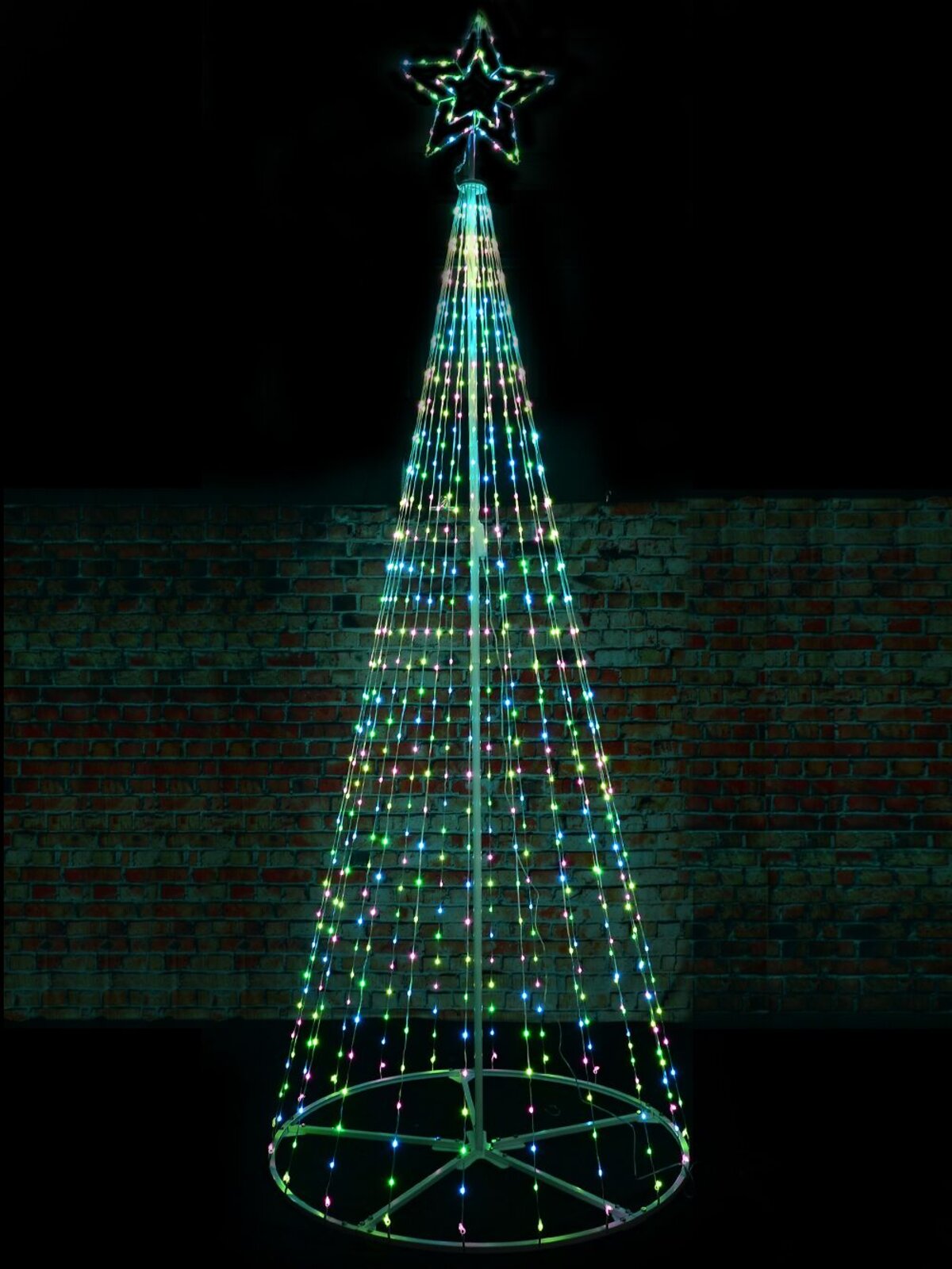 3.6m Outdoor Digital LED Gigantic Conical 3D Christmas Tree With App Control — image 8