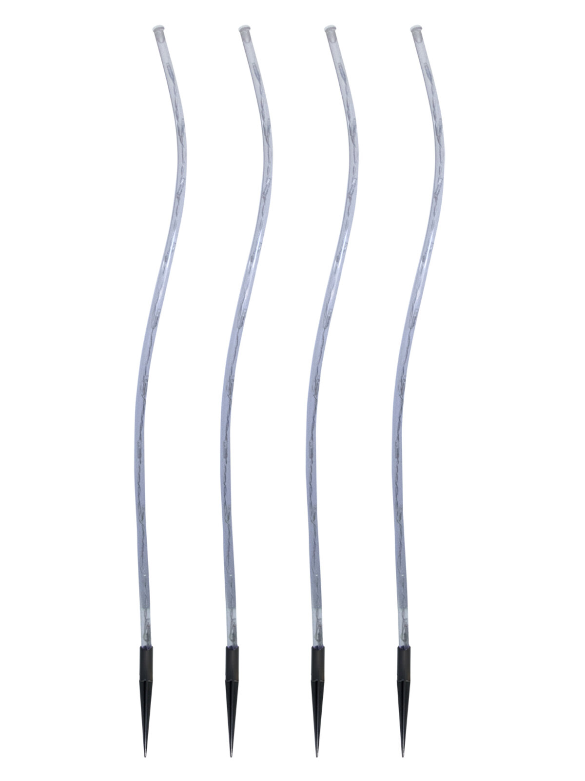4 x Cool White Lighting Connect LED Wave Tube Stake Light - 70cm — image 3