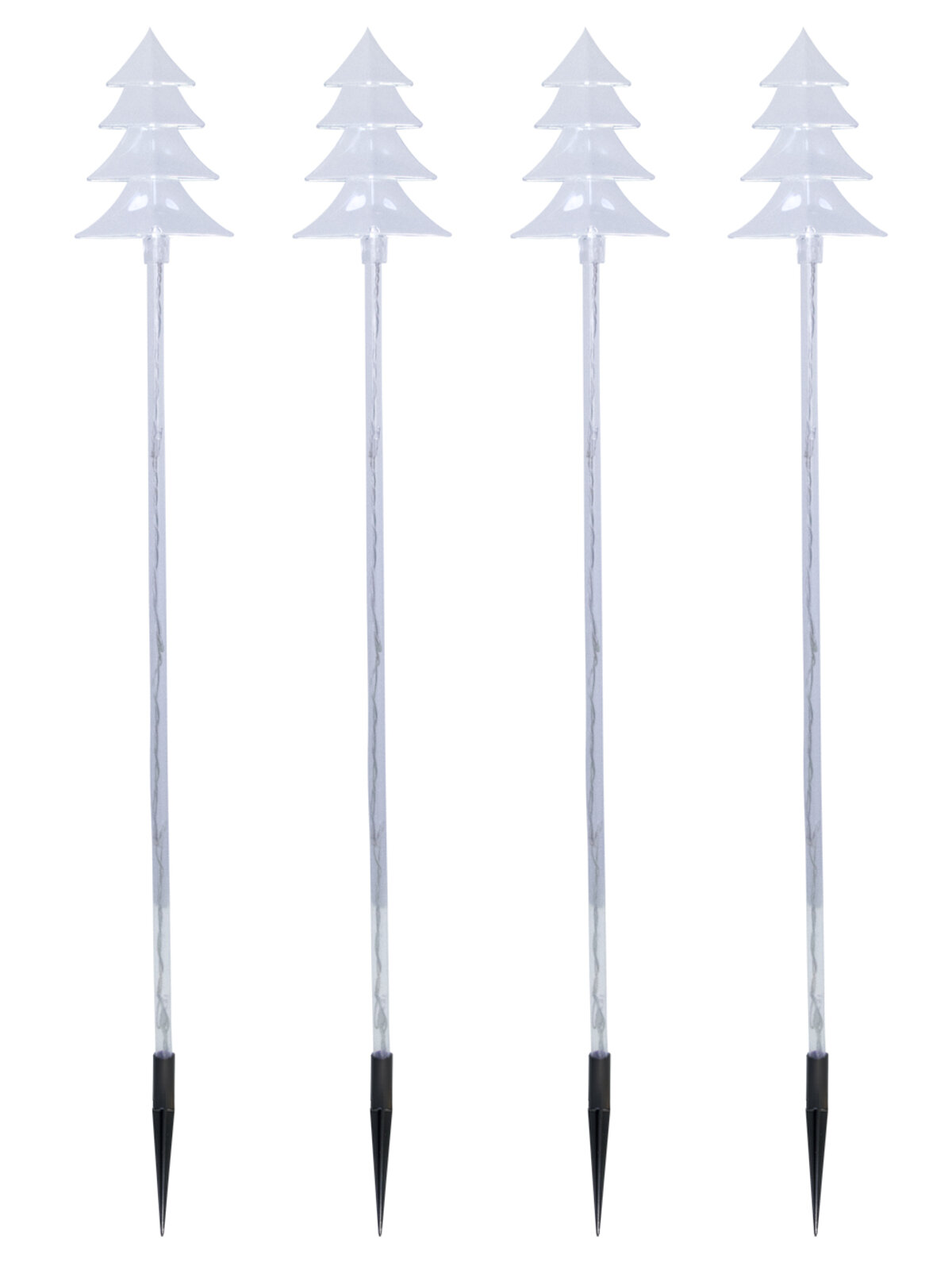 4 x Tree Tube Lighting Connect Stake with 20 Green bulbs - 70cm — image 2