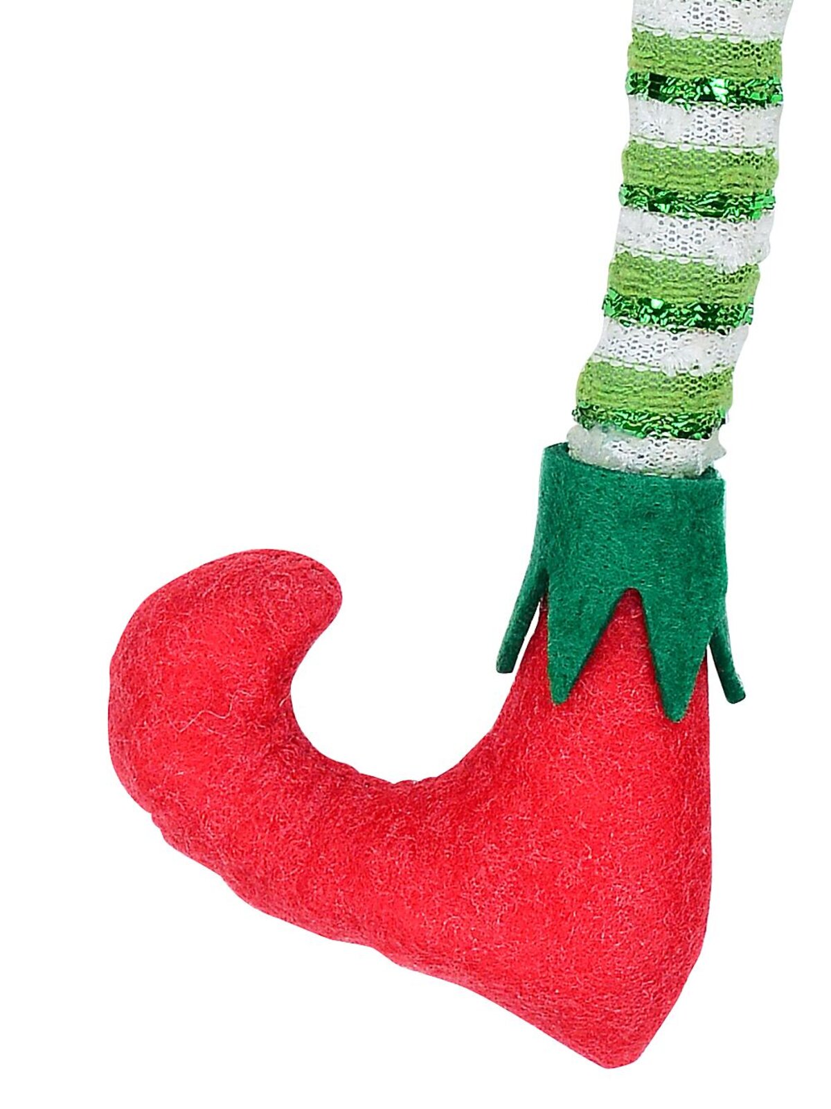 Elf Feet In Your Tree With Long Socks Pair Christmas Stem Picks | 40cm — image 4