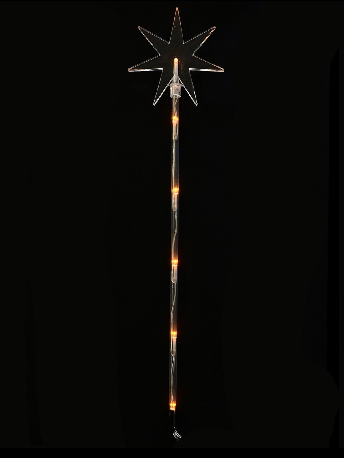 4x Solar LED North Star Path Lights - Multi Colour Garden Stakes | 48cm — image 5
