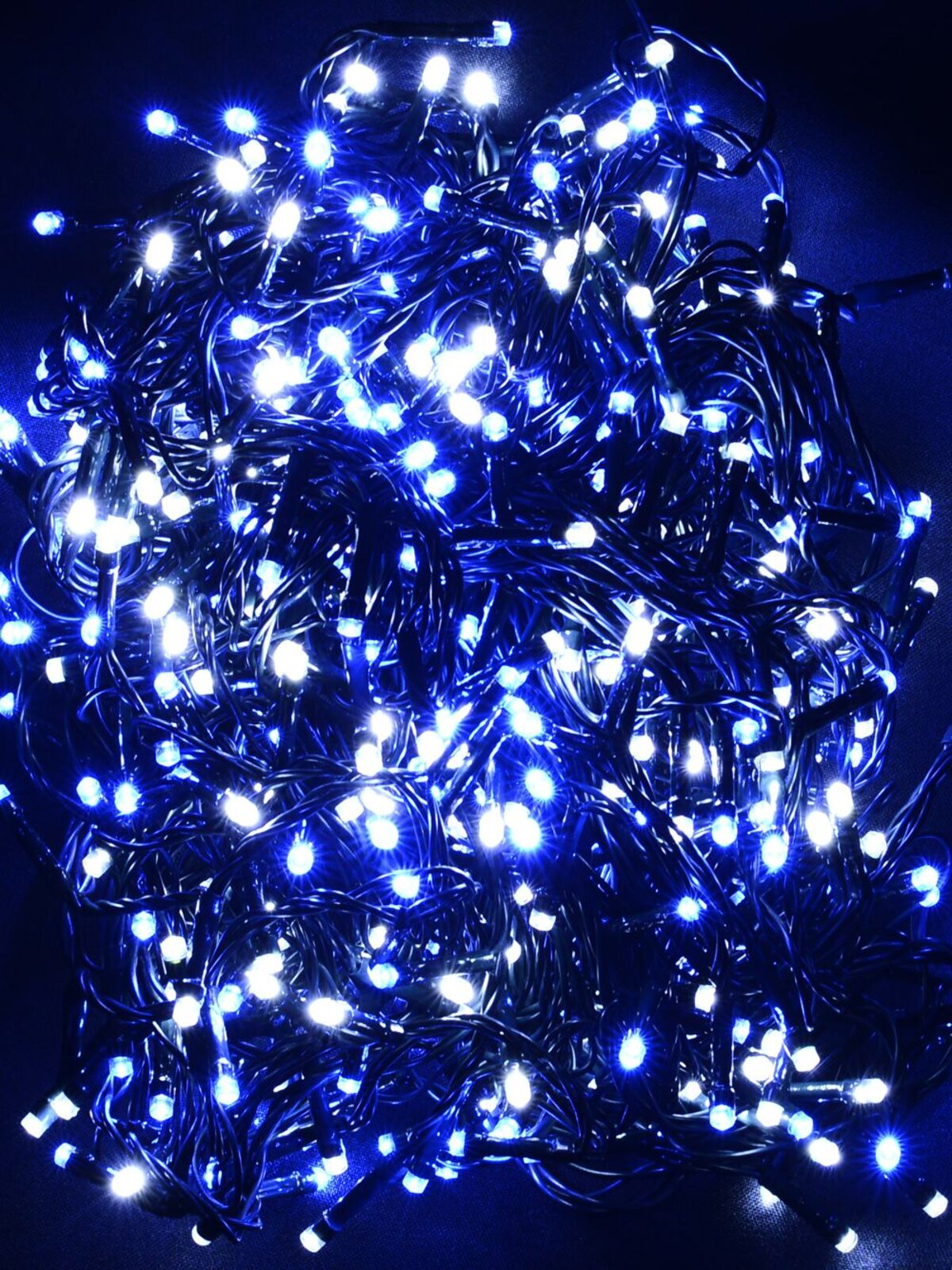 500 Blue & Cool White LED String Fairy Lights 8 Function With Timer | 25m — image 3