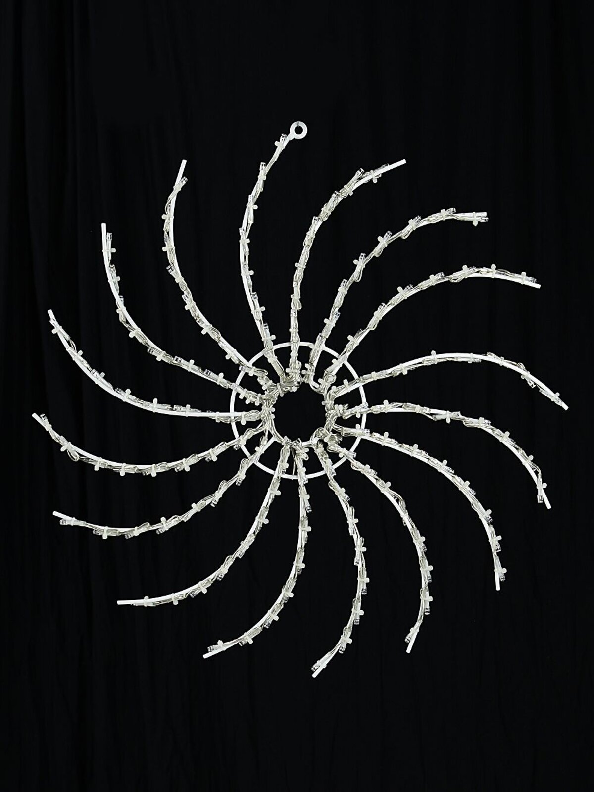 50cm Spiral Galaxy Look Pinwheel With Multi Colour LED String Light Display — image 5