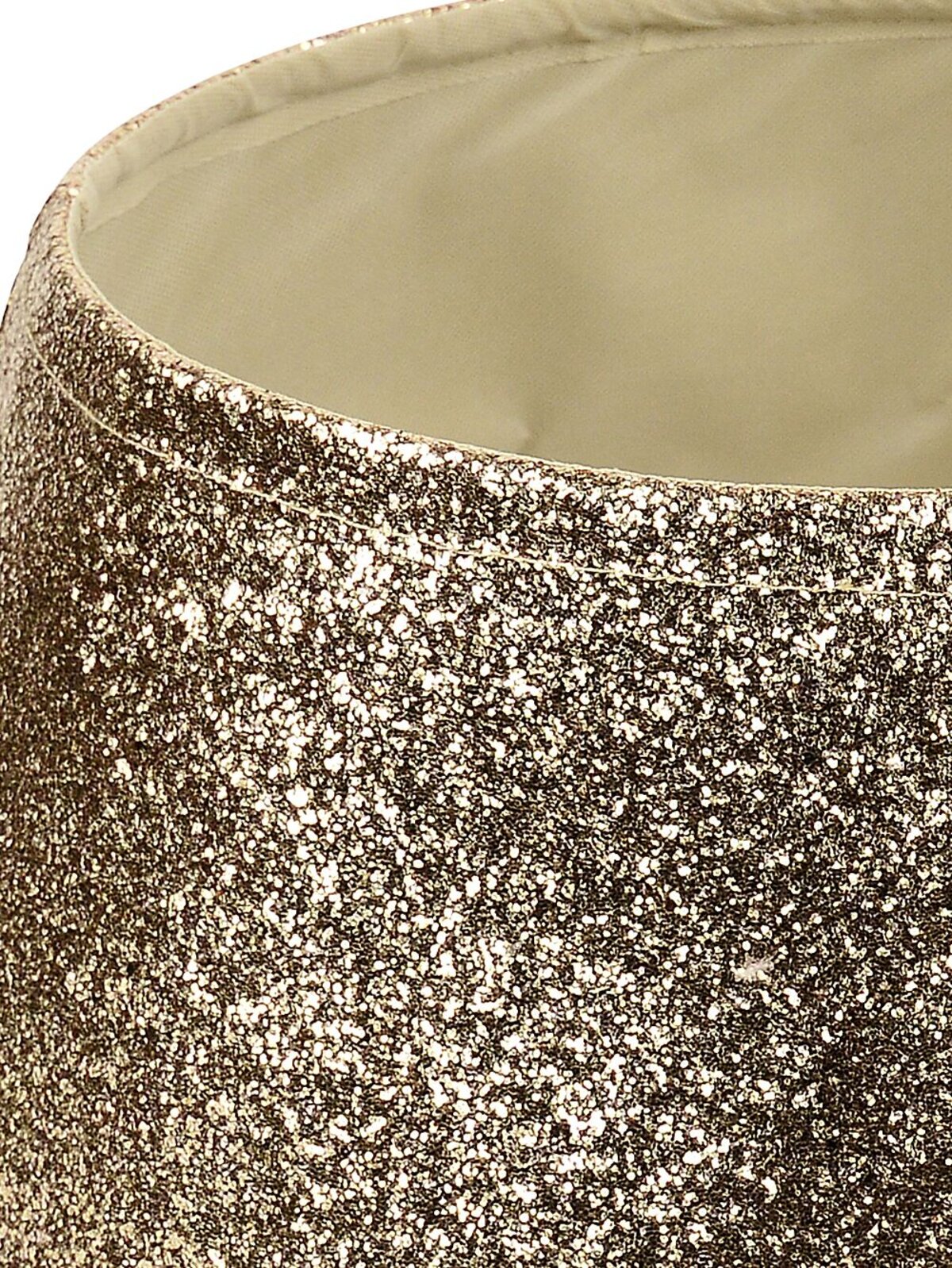 58cm Crystal Gold Glitter Textured Effect Christmas Tree Collar — image 3