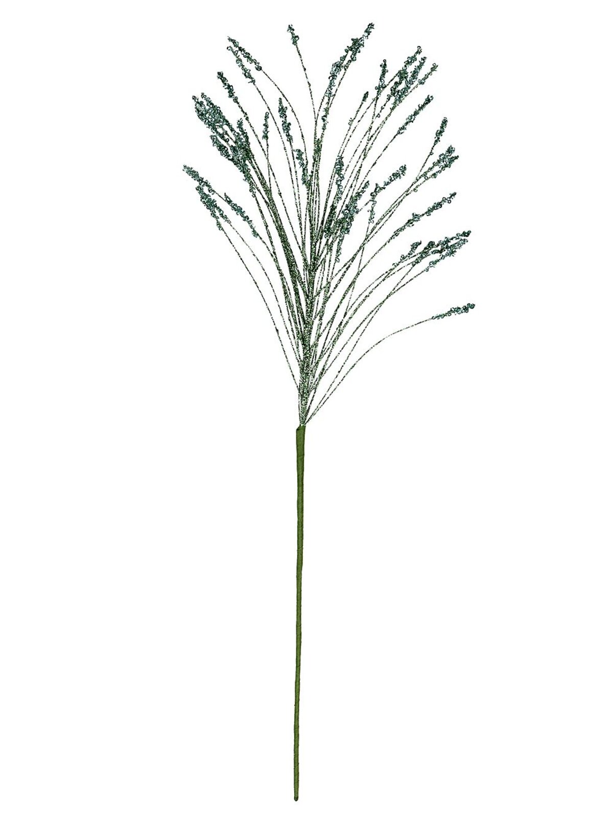 Mint Green Lavender With Glitter & Sequins Long Christmas Stem | 63cm — image 3