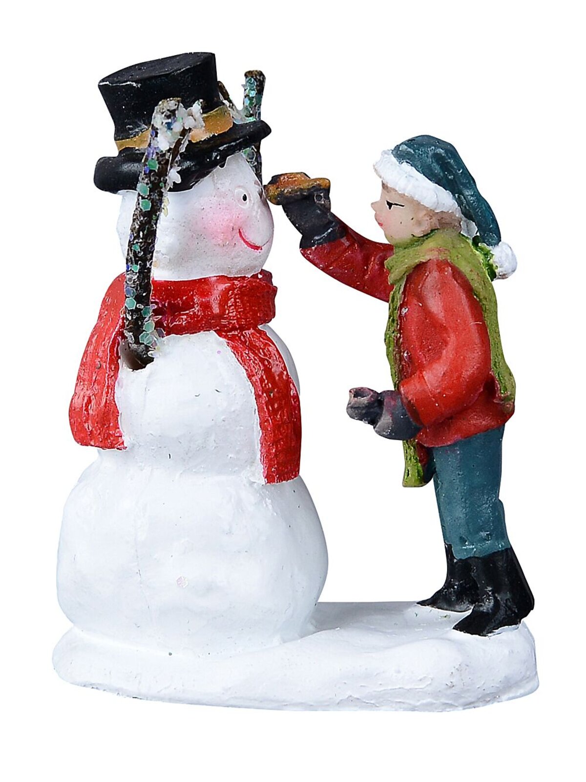 8 Piece Building Snowmen In The Frosty Tree Park Christmas Figurines — image 4
