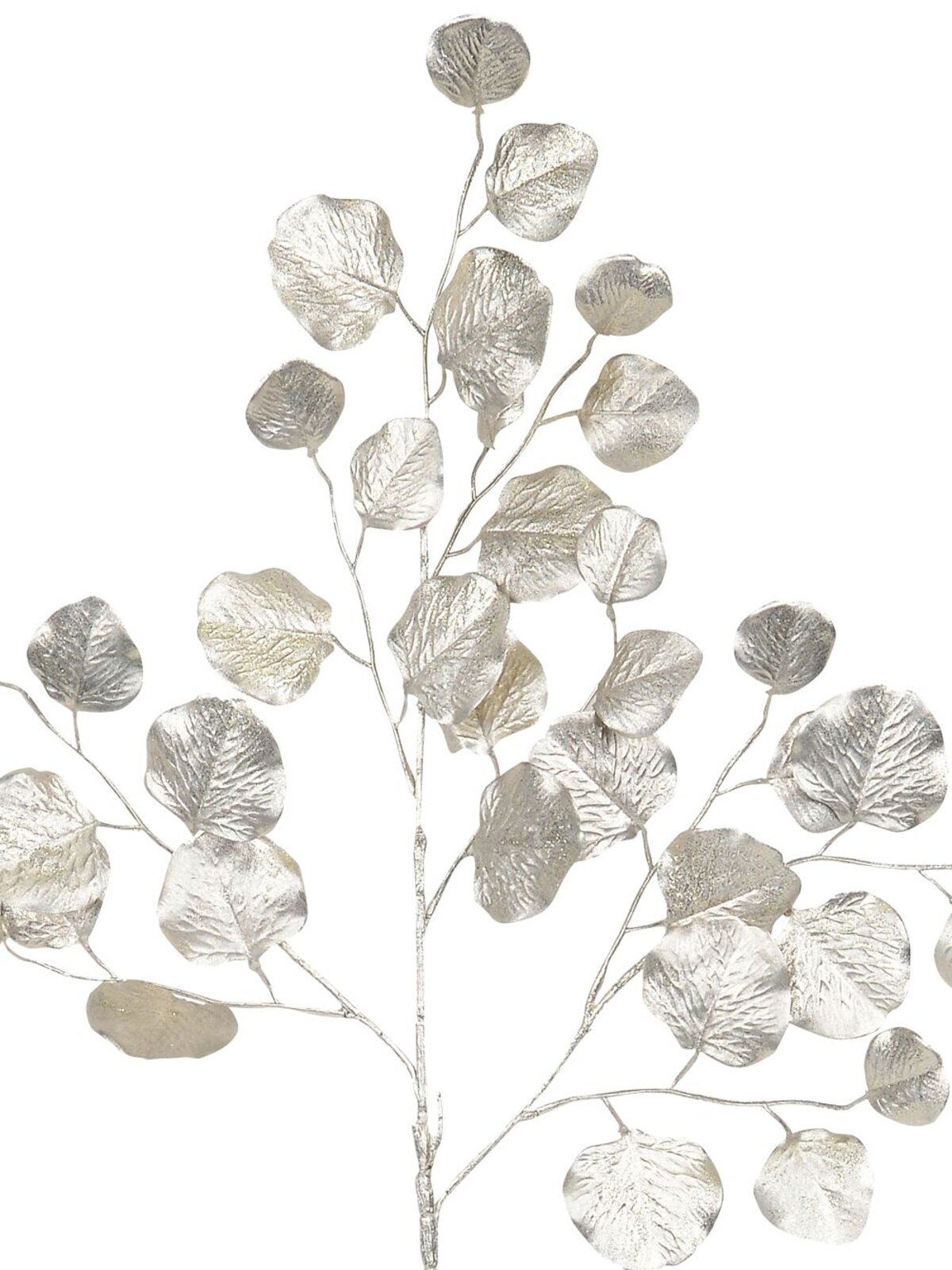 86cm Champagne Wide Leaf Magnolia Look Spray Long Christmas Stem — image 3