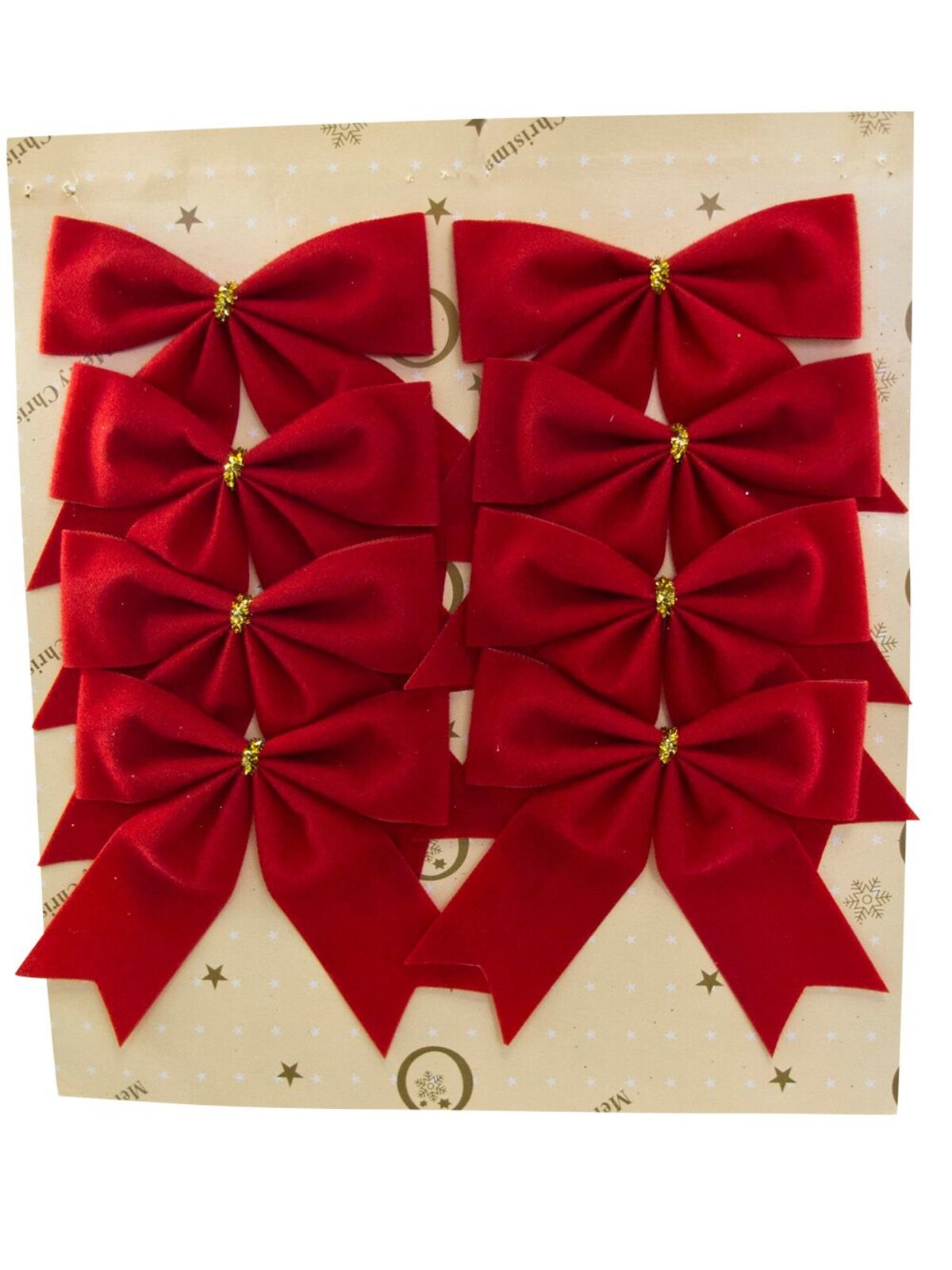 8x Red Velvet Timeless Essential Bows | 80mm — image 3