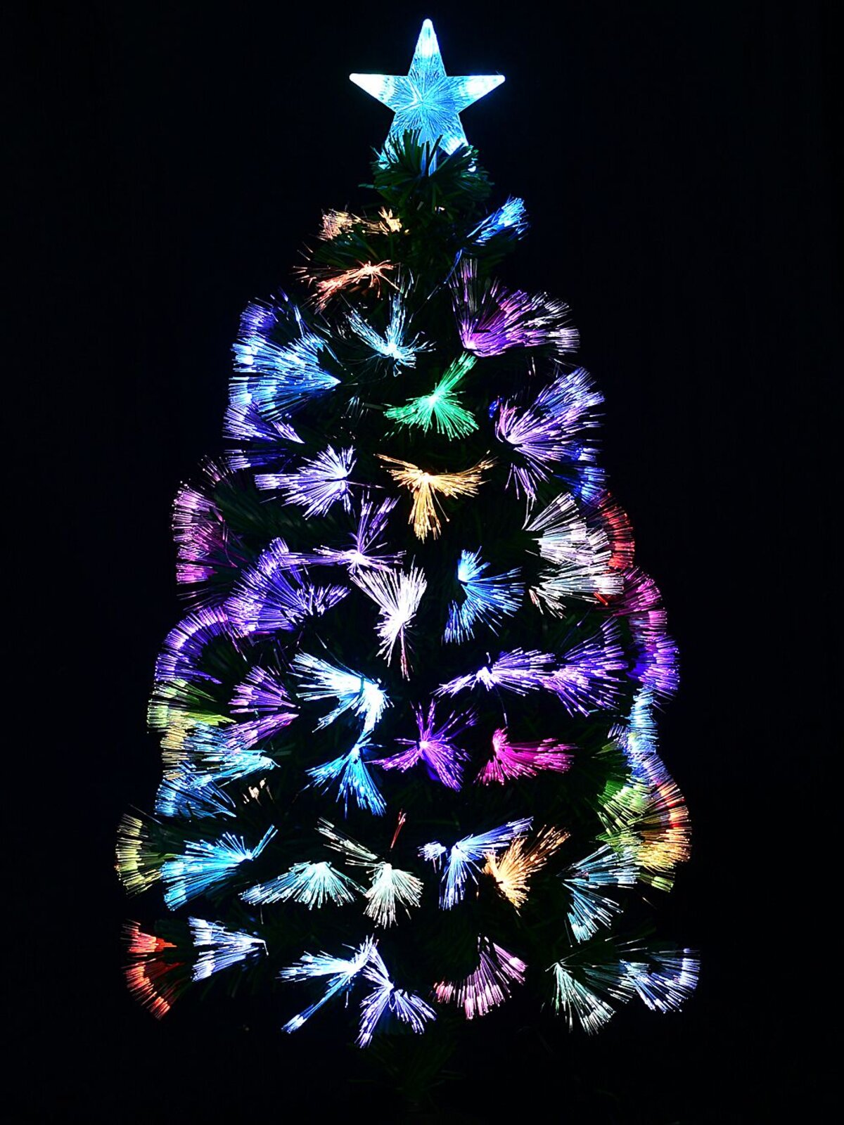 90cm Vivid Multi Colour Dynamic LED Fibre Optic Christmas Tree | 85 Tips — image 6