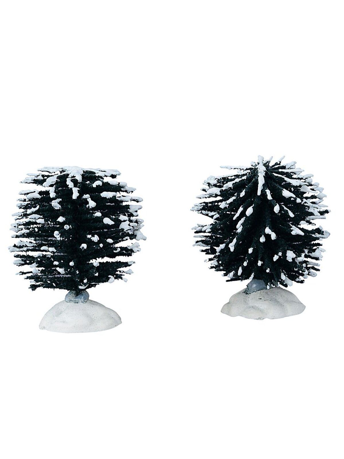 9x Snow Tipped Pine Tree & Shrub Village Scenery | 21cm Tree — image 7