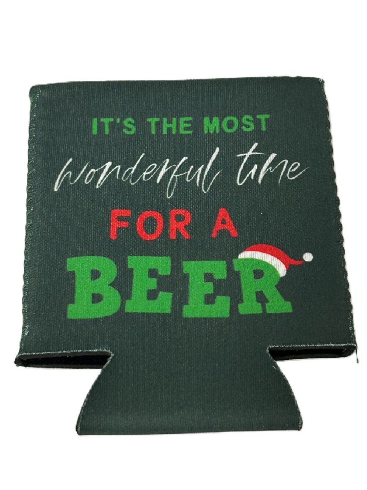 Assorted 10cm Stubby & Can Holders | Santa Suit Or Festive Text Design — image 7
