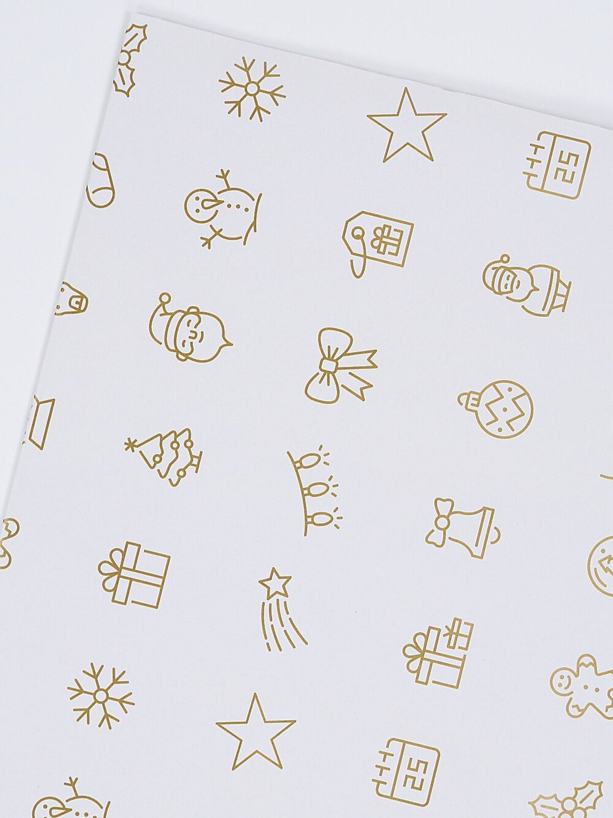 Assorted Santa & Christmas Motto Kraft Paper Gift Wrap | 3m x 70cm — image 5