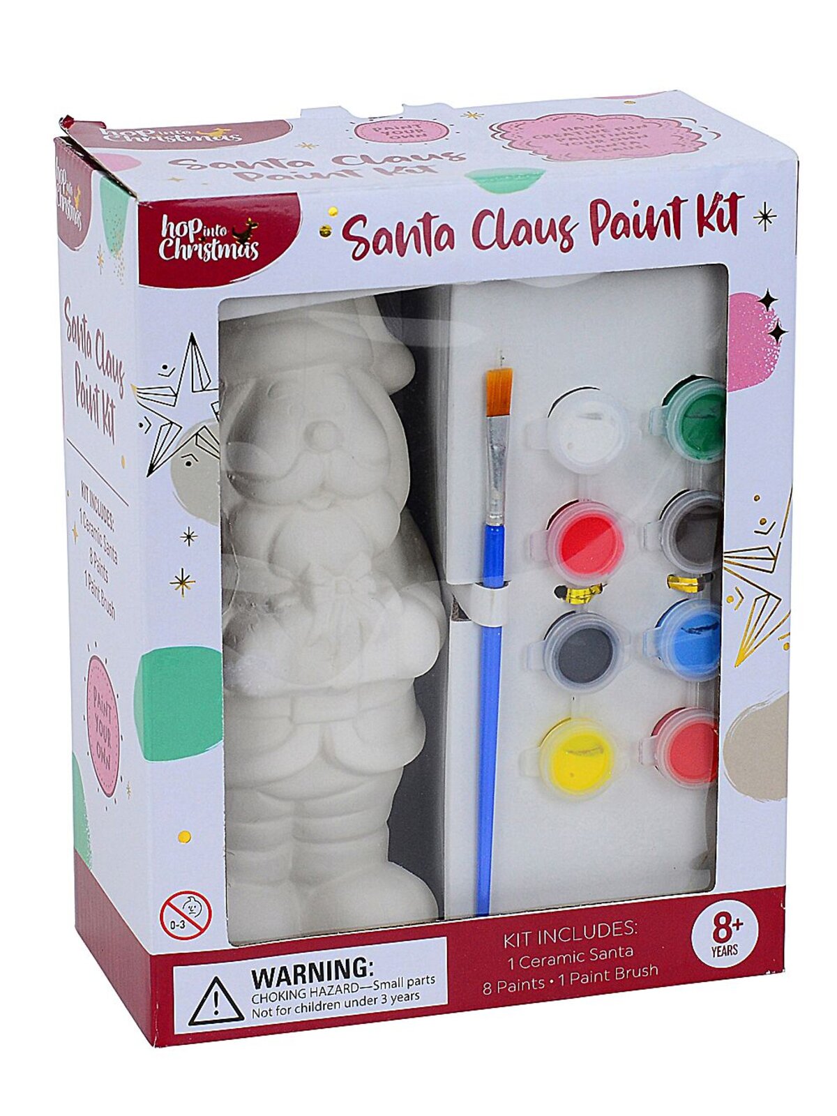Ceramic Santa & Paint Kit - Create Your Own Beautiful Christmas Ornament — image 4