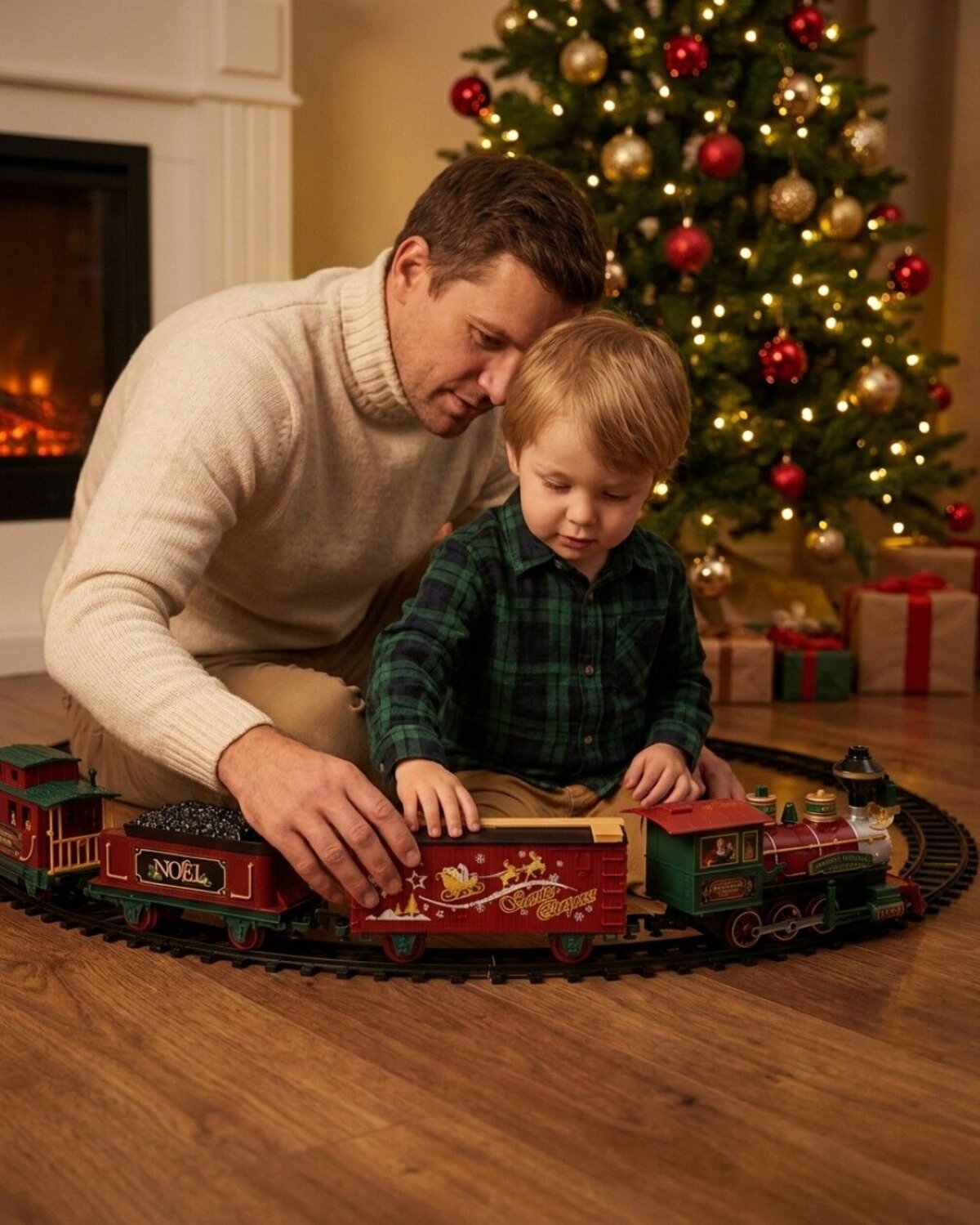 Christmas Express Large Scale G Gauge Train Set | 36 Piece Set With Real Smoke — image 2