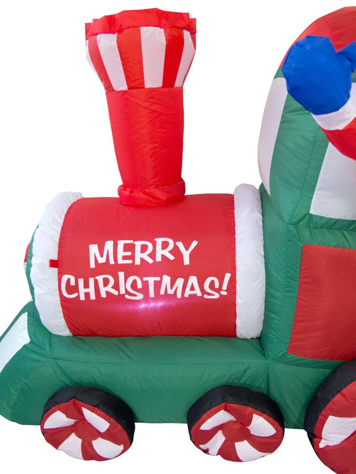 Christmas Train With Santa & Friends Illuminated Inflatable - 1.2m — image 2