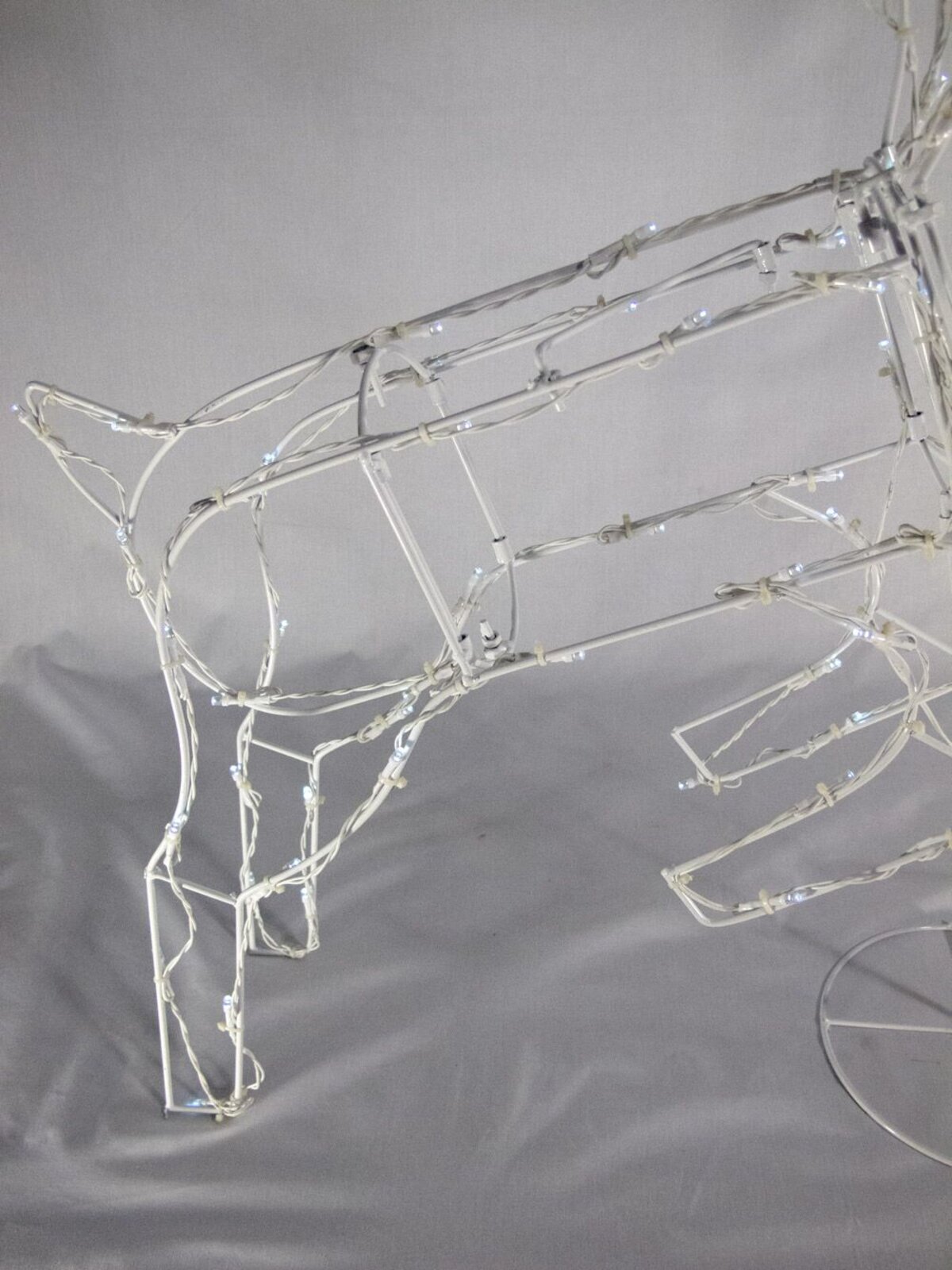 Cool White LED Illuminated Solar Leaping Buck - 78cm — image 5