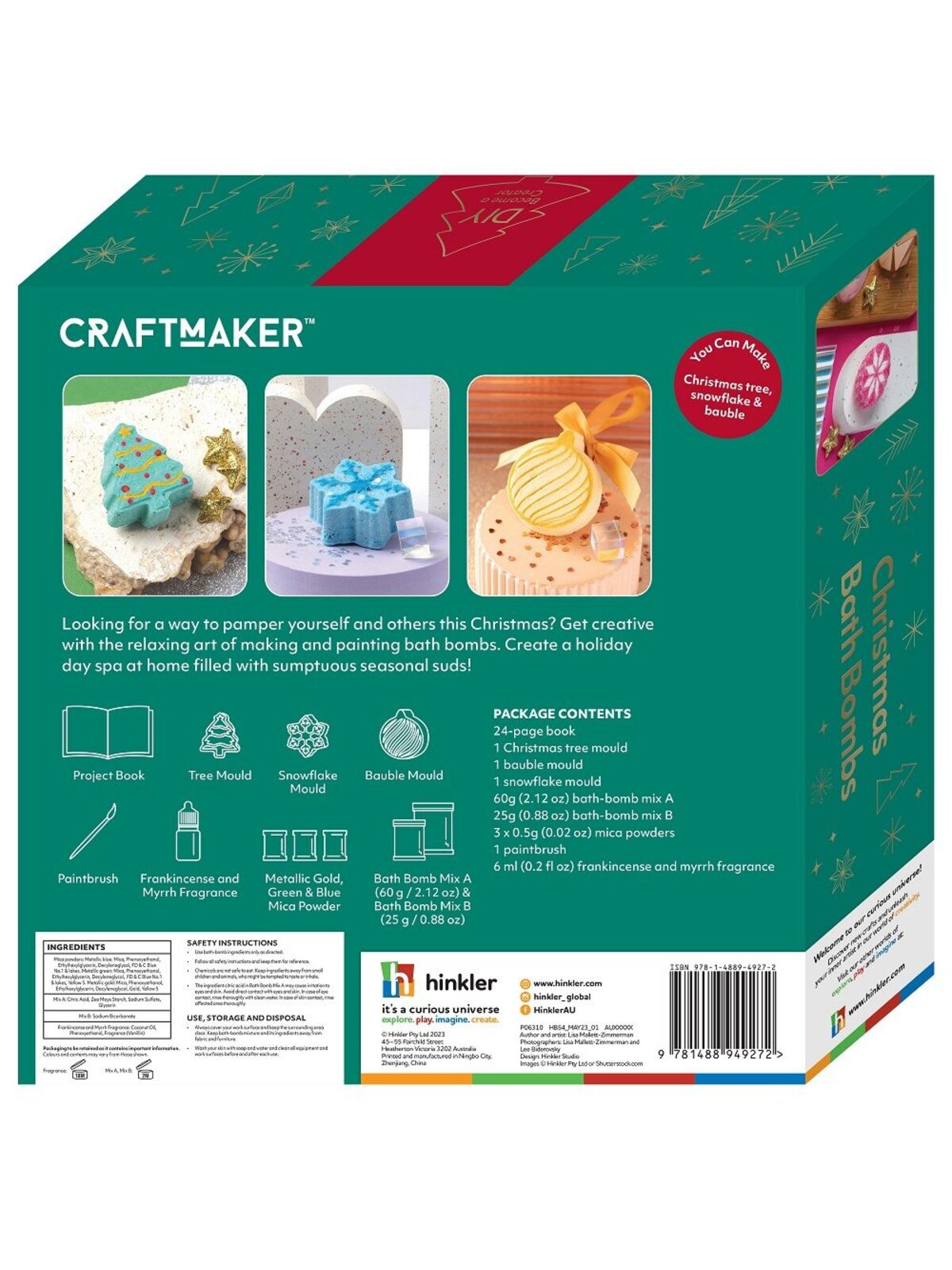 Craft Maker Bath Bombs Kit - Make Your Own Bath Bombs For Christmas — image 9