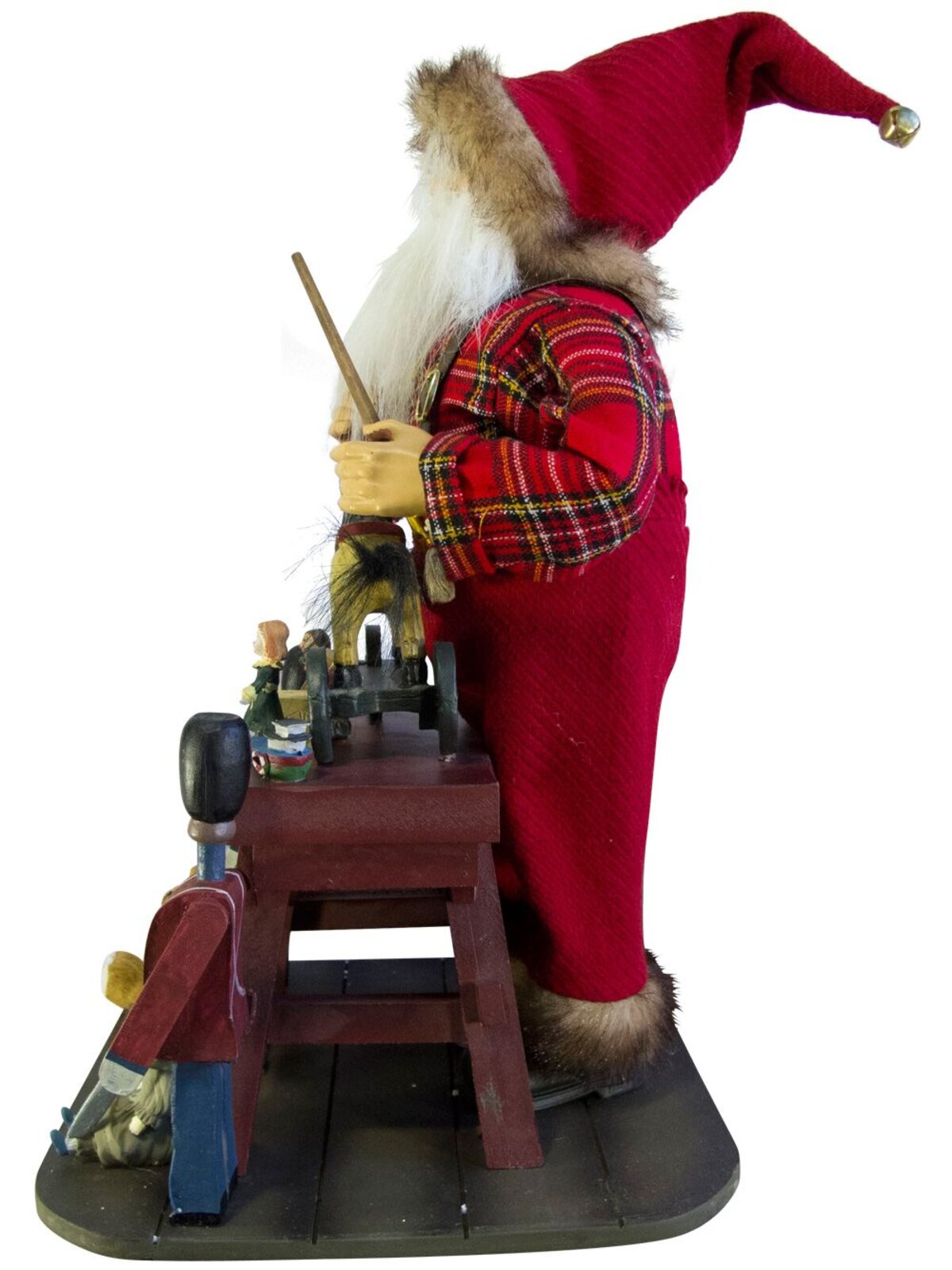 Decorative Santa At Workshop Desk With Toys - 55cm — image 4