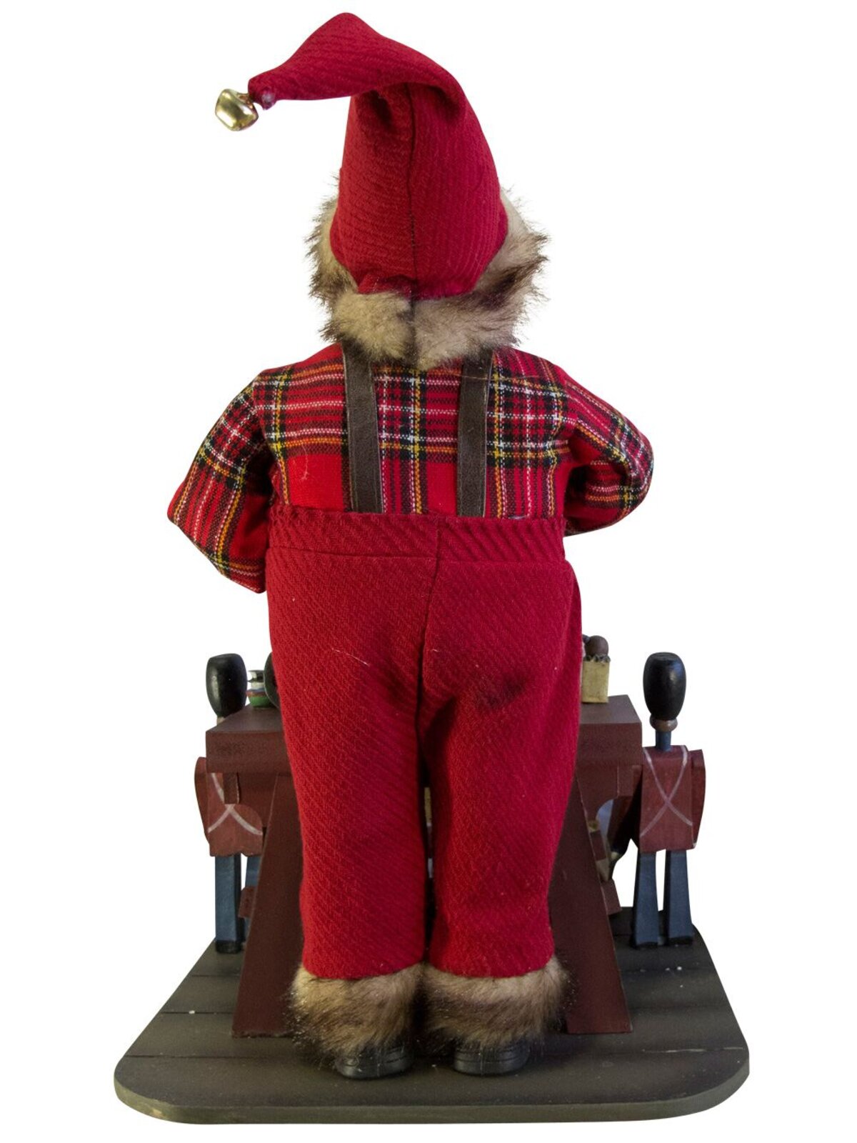 Decorative Santa At Workshop Desk With Toys - 55cm — image 10